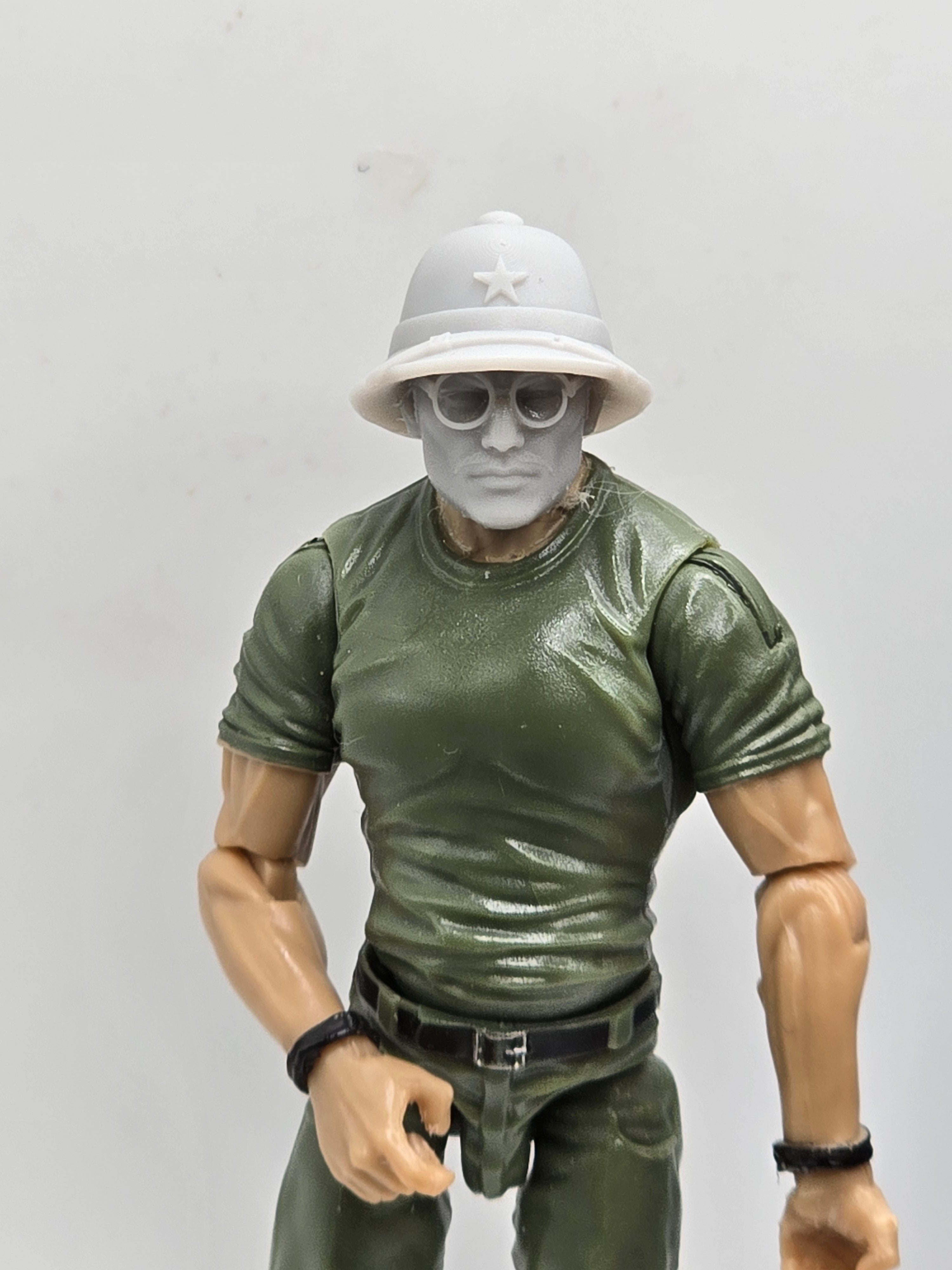 Custom 3d Printed Classified Legends Compatible Comic Multiverse Oktober Guard Misha Head 1/12 1-10 1/18 Scale