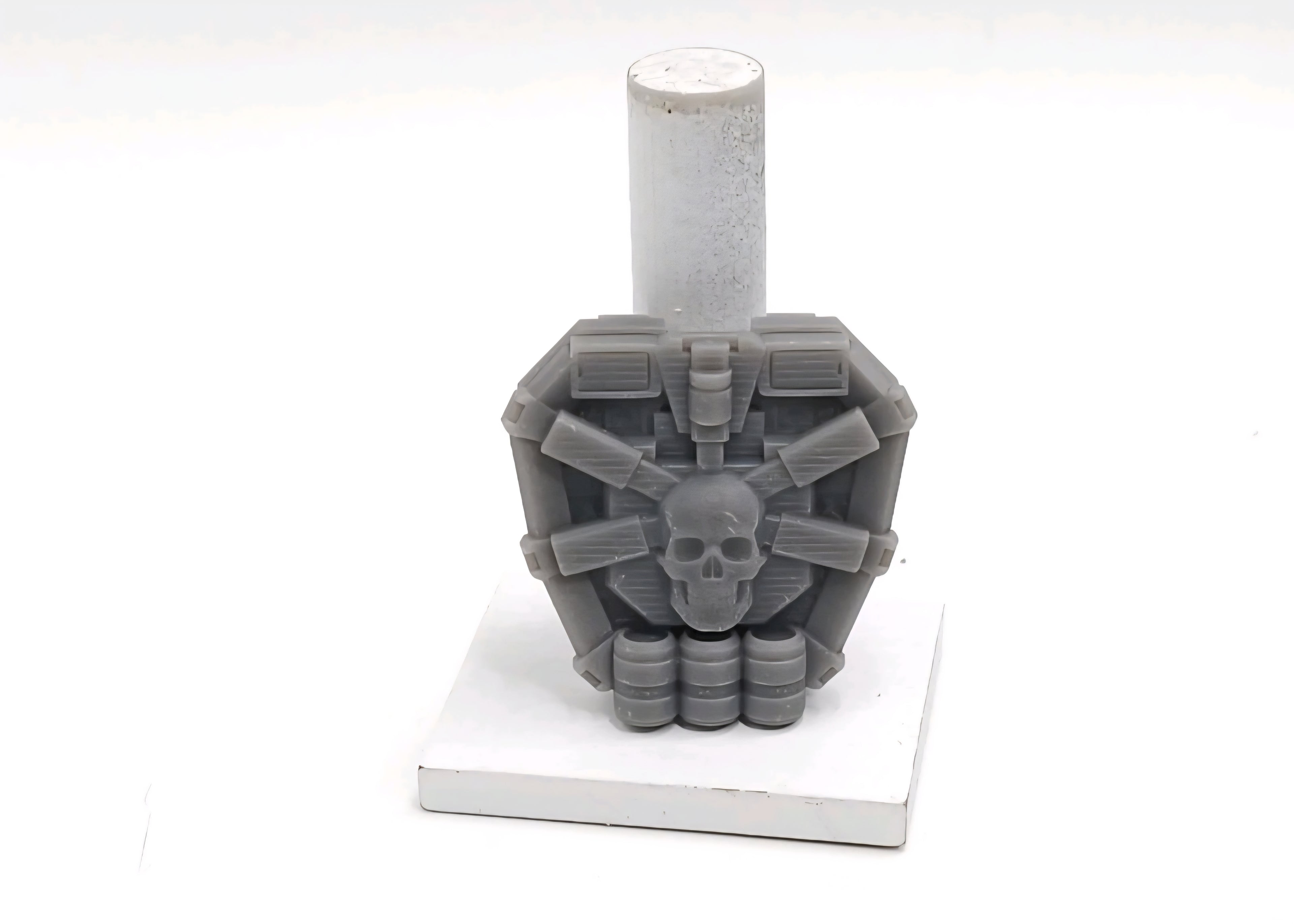 Custom 3d Printed Compatible Classified Legends Comic Multiverse Battle Android Accessory  1:12 6" Scale - Skull Chest Plate Accessory