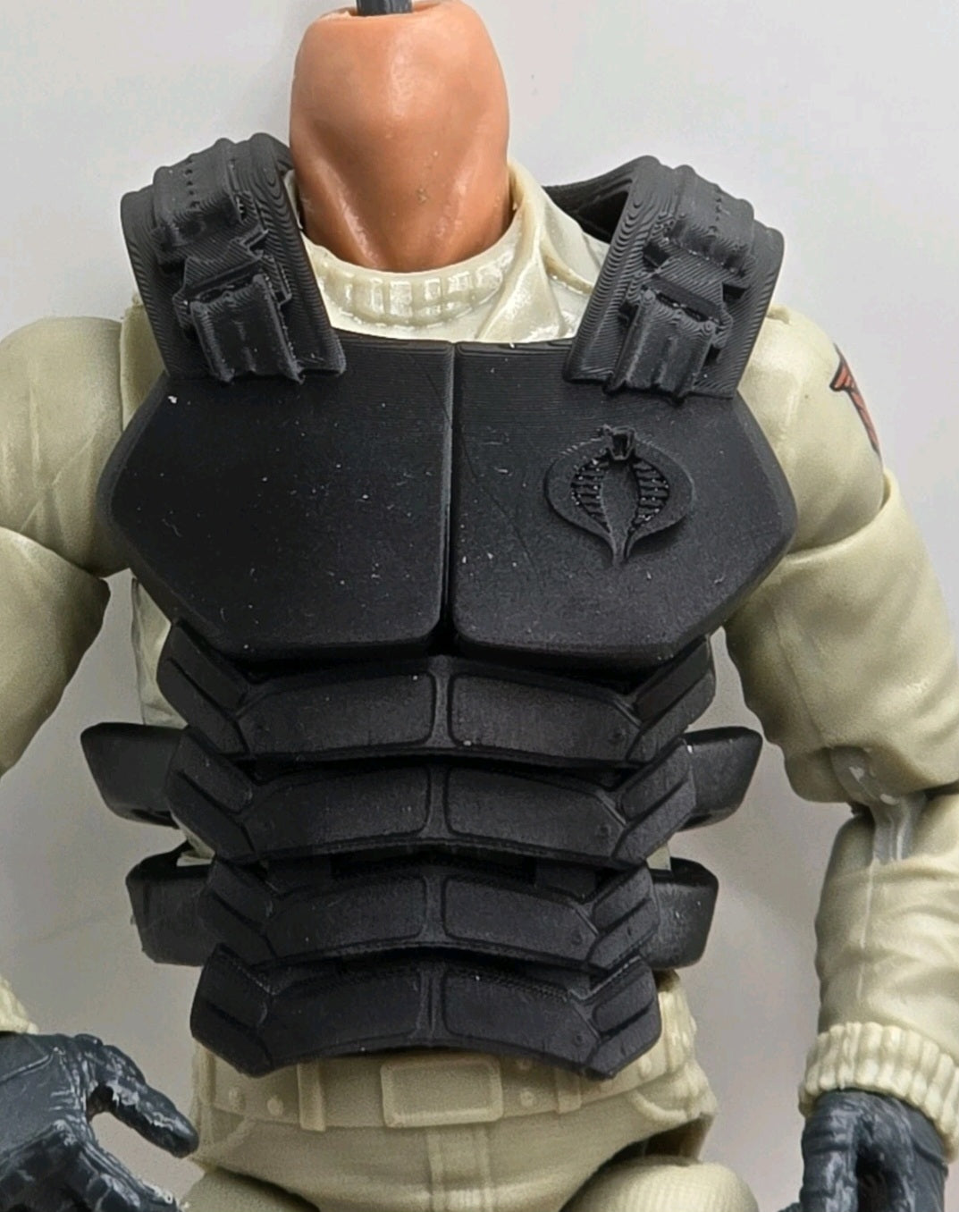 Custom 3d Printed Compatible Classified Legends Comic Multiverse Cobra v3 Flexible Vest 1:12 6" Scale.