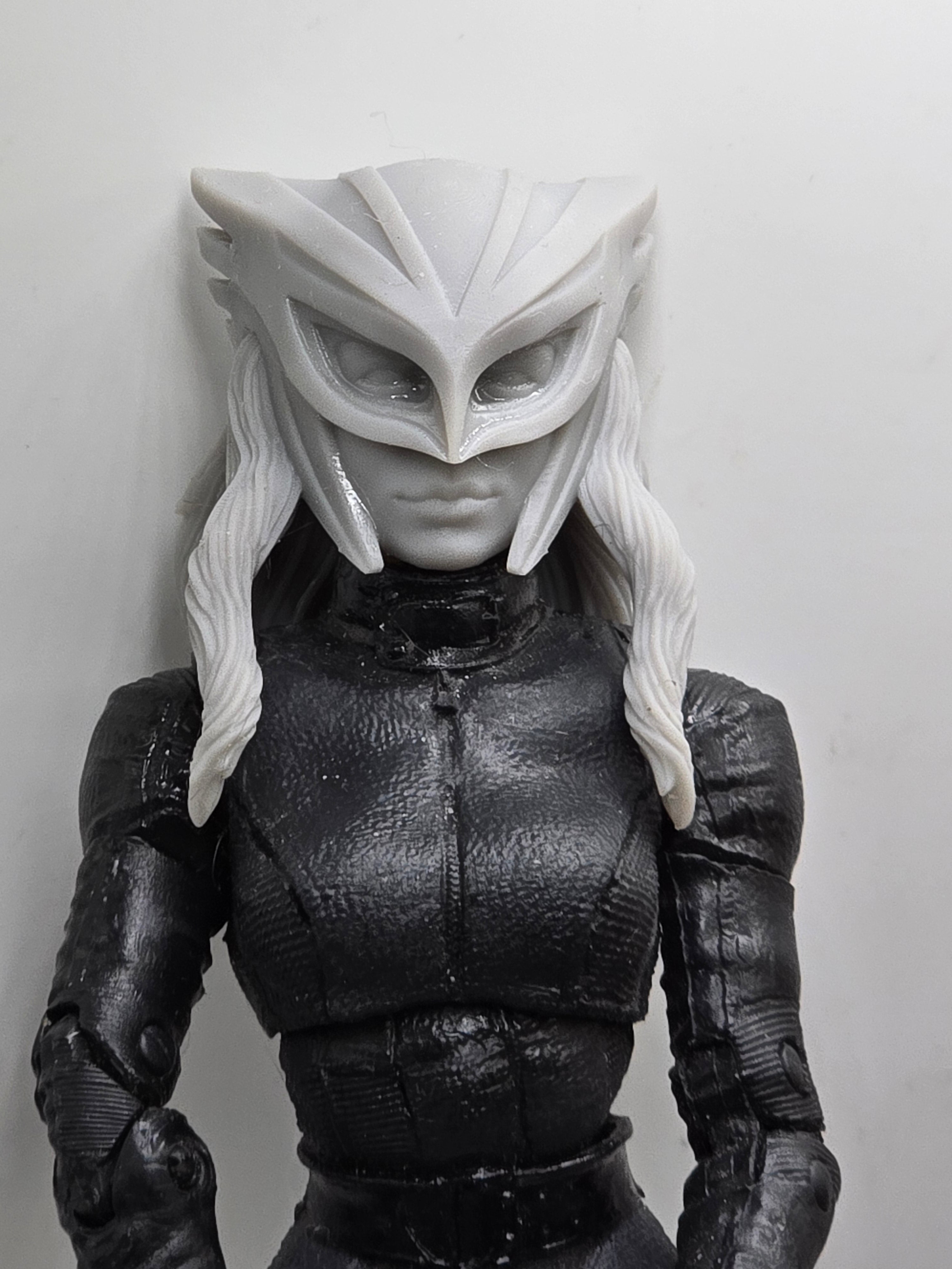 Custom 3d Printed Classified Legends Compatible Comic Multiverse Justice Team Female Hawk Heads 1/12 1-10 1/18 Scale