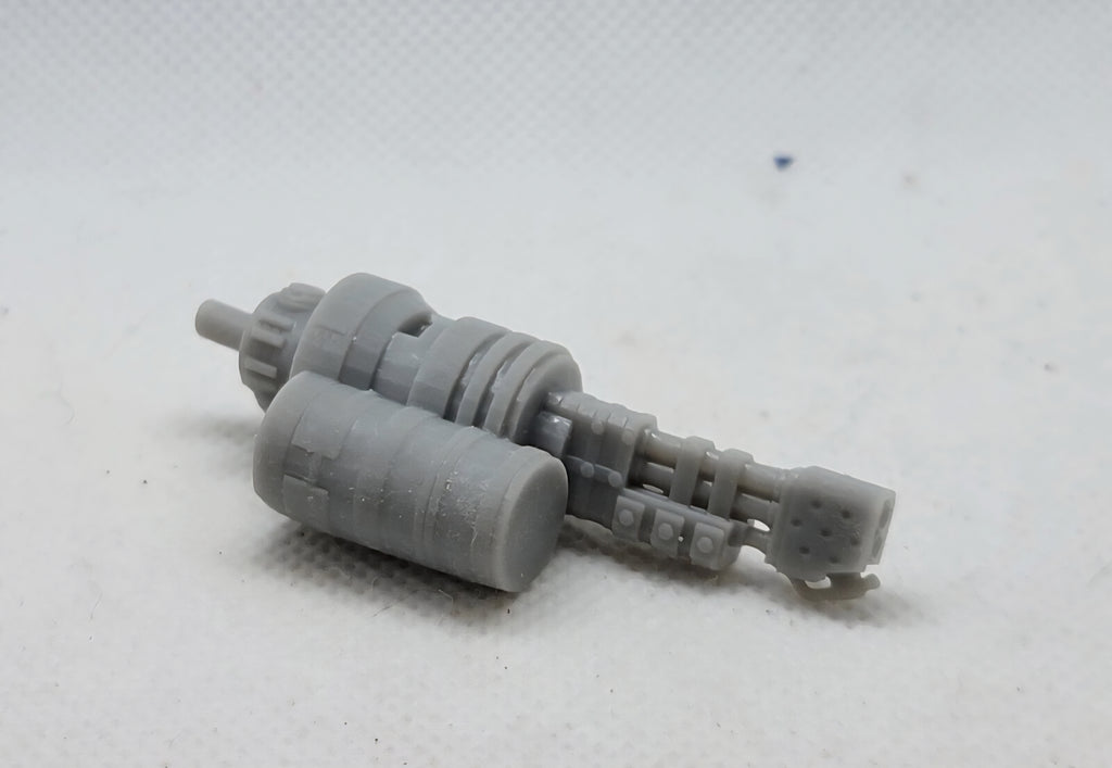 Custom 3d Printed Compatible Classified Legends Comic Multiverse Battle Android Accessory  1:12 6" Scale - Mini Flame Thrower Accessory