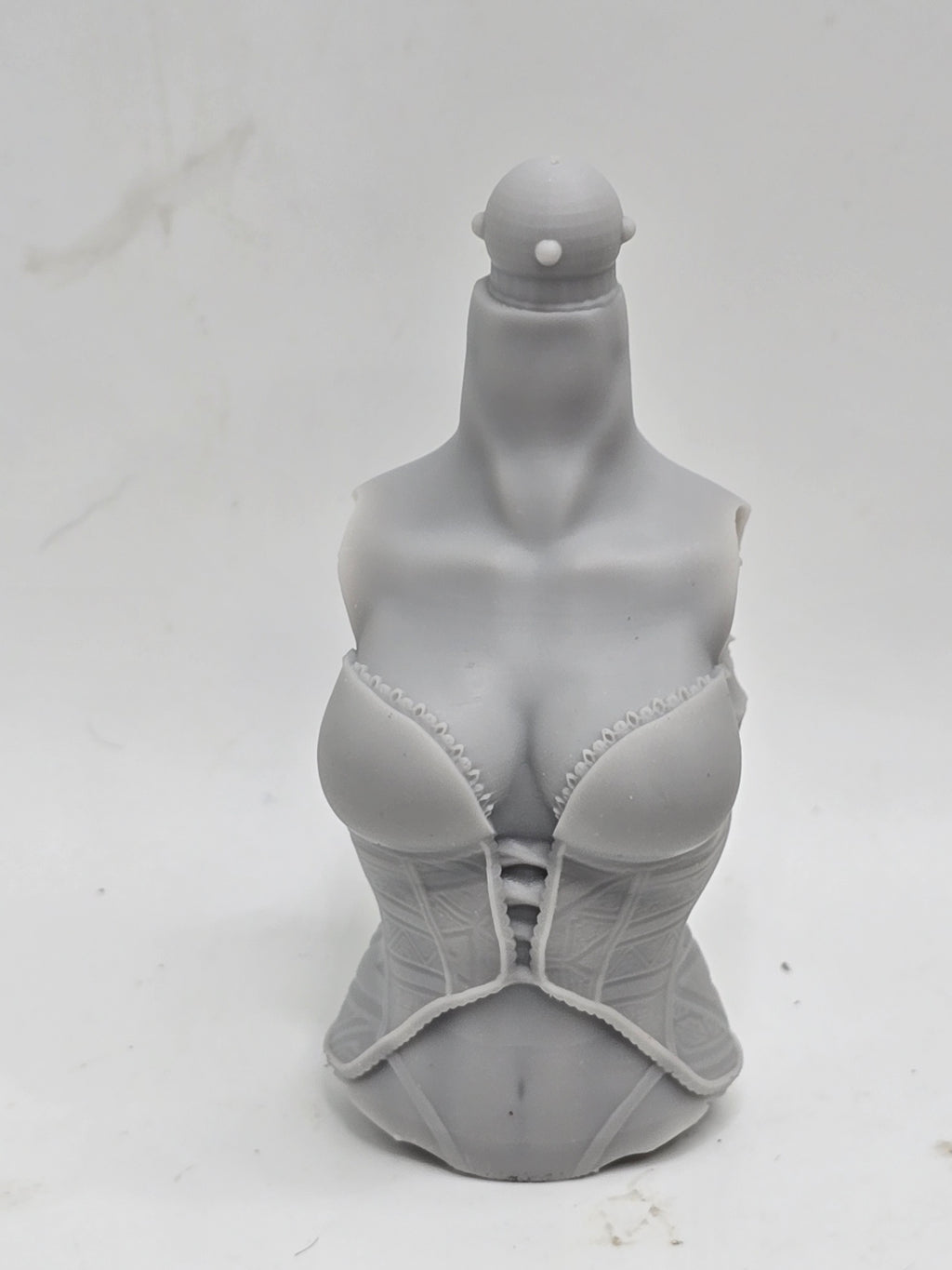 3d Printed Mythic Legions Scale Head 2.0 Female Elf Torso 1:12 6" Scale.