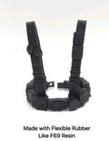 Custom 3d Printed Compatible Classified Legends Comic Multiverse Web Gear v2 Flexible Vest 1:12 6" Scale.