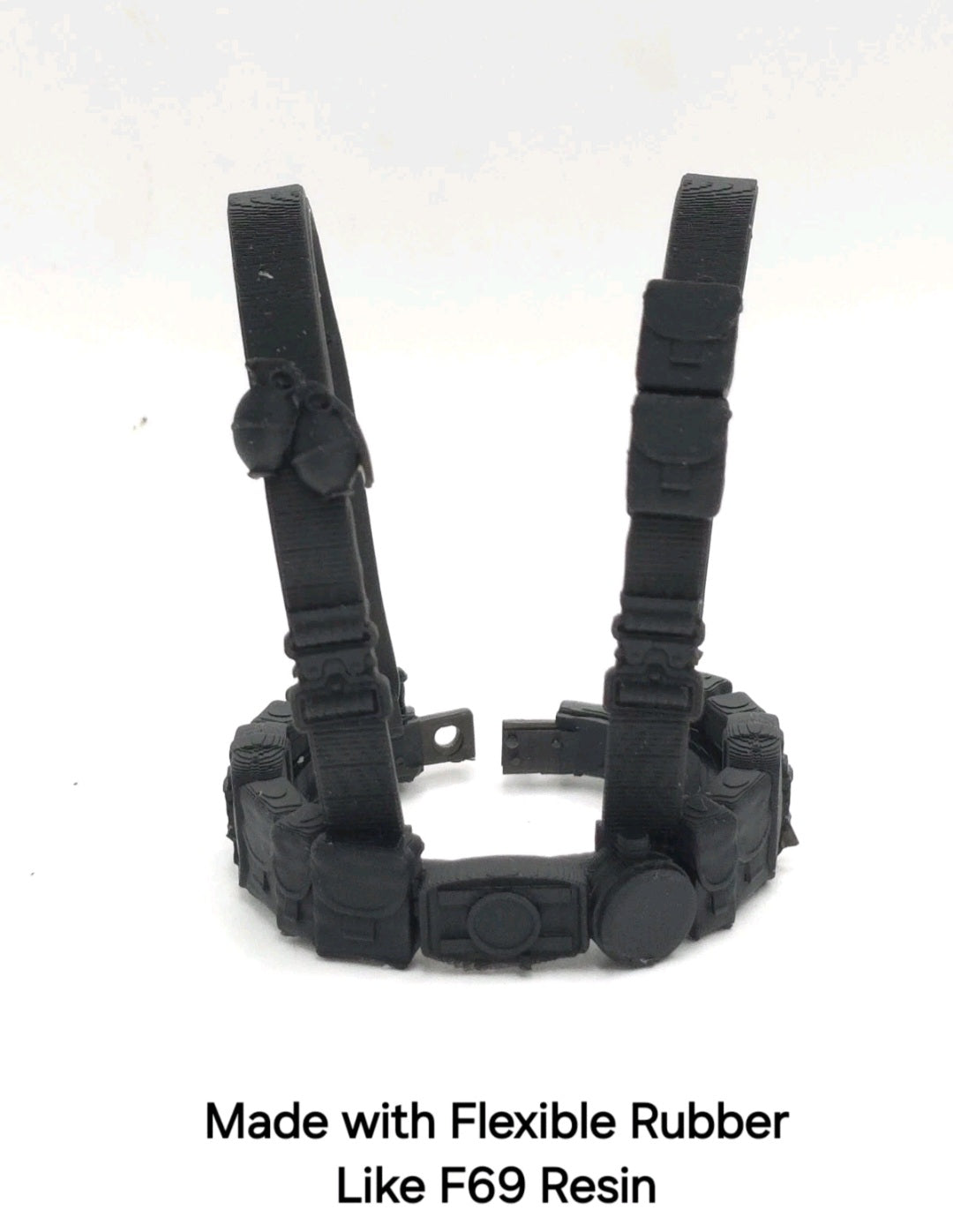 Custom 3d Printed Compatible Classified Legends Comic Multiverse Web Gear v2 Flexible Vest 1:12 6" Scale.