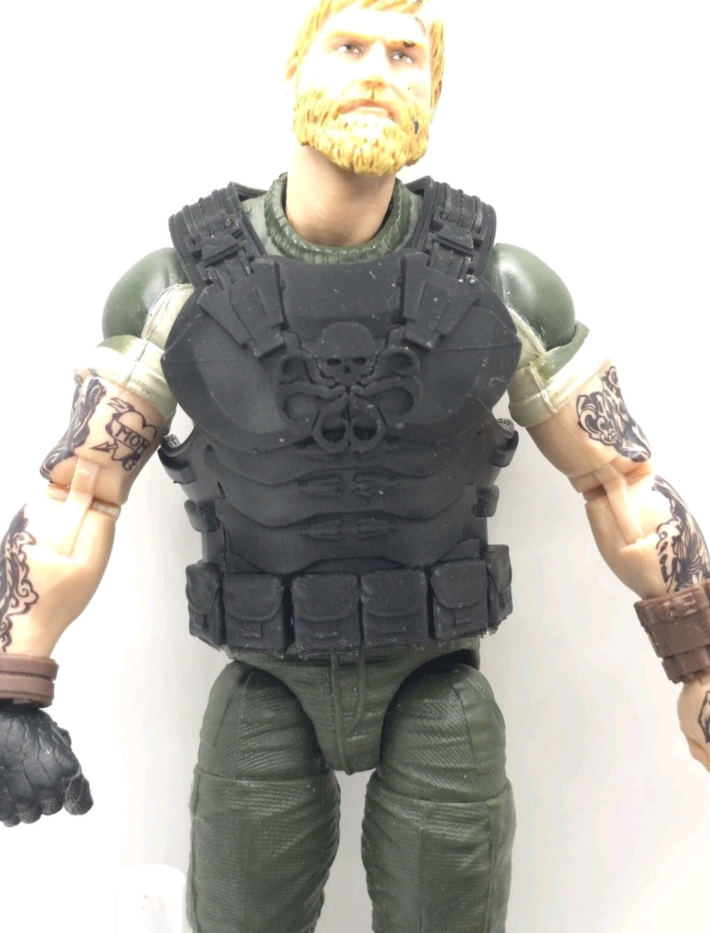 Custom 3d Printed Compatible Classified Legends Comic Multiverse Hydra Flexible Vest 1:12 6" Scale.