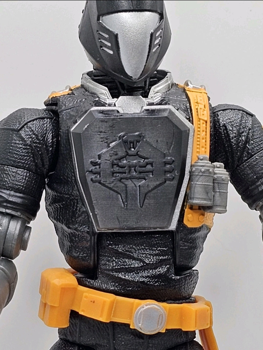 Custom 3d Printed Compatible Classified Legends Comic Multiverse Battle Android Accessory  1:12 6" Scale - Techno Cobra Chest Plate Accessory