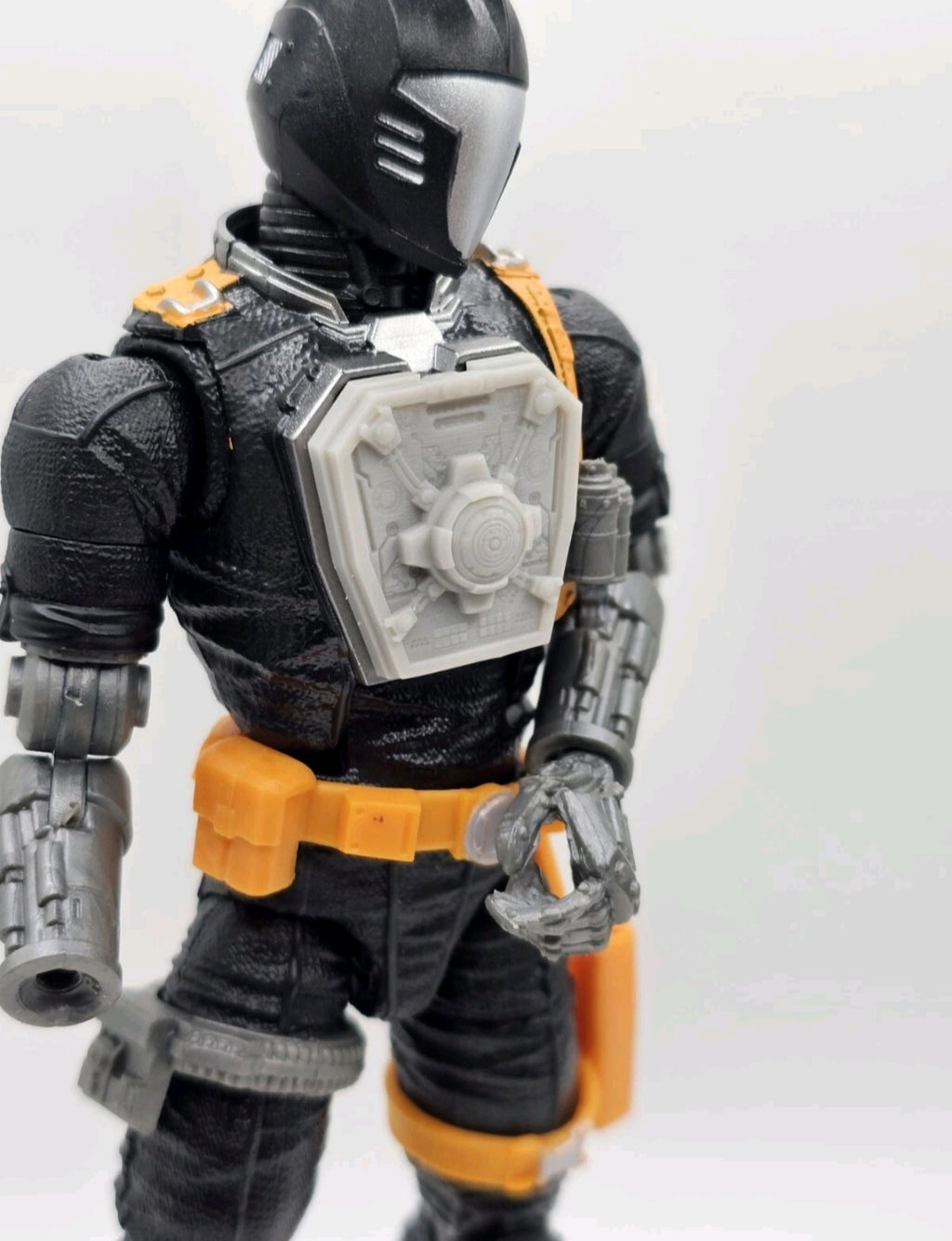 Custom 3d Printed Compatible Classified Legends Comic Multiverse Battle Android Accessory  1:12 6" Scale - Iron Power Chest Plate Accessory