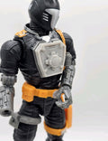 Custom 3d Printed Compatible Classified Legends Comic Multiverse Battle Android Accessory  1:12 6" Scale - Iron Power Chest Plate Accessory