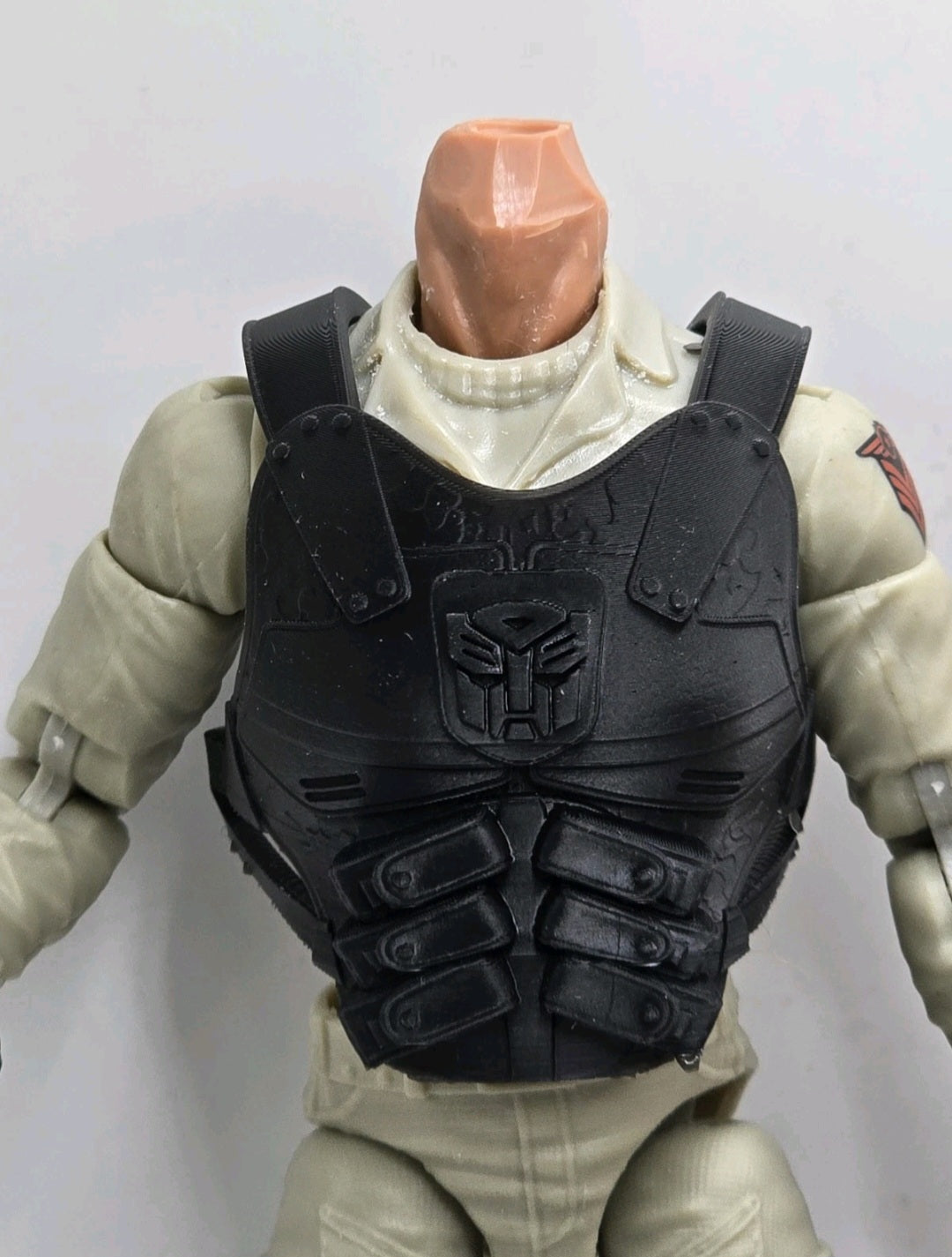 Custom 3d Printed Compatible Classified Legends Comic Multiverse Field Commander Prime Flexible Vest 1:12 6" Scale.