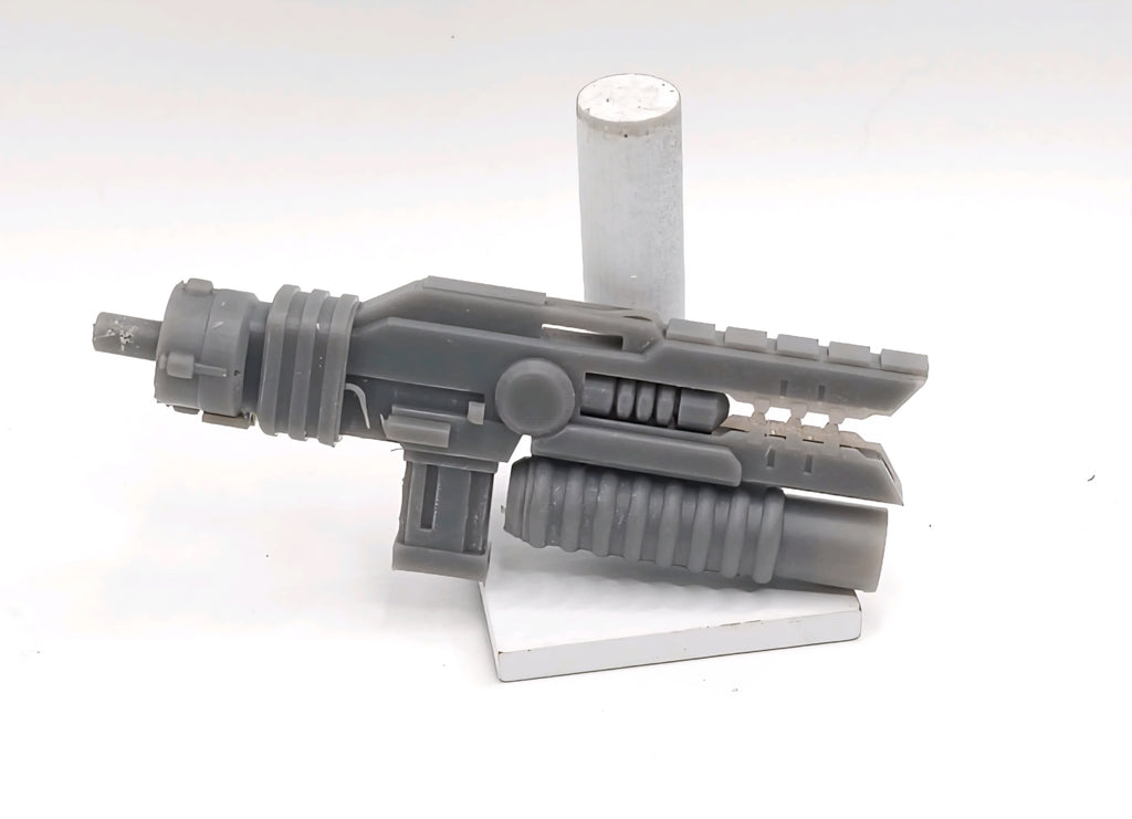 Custom 3d Printed Compatible Classified Legends Comic Multiverse Battle Android Accessory  1:12 6" Scale - Rail Gun Accessory
