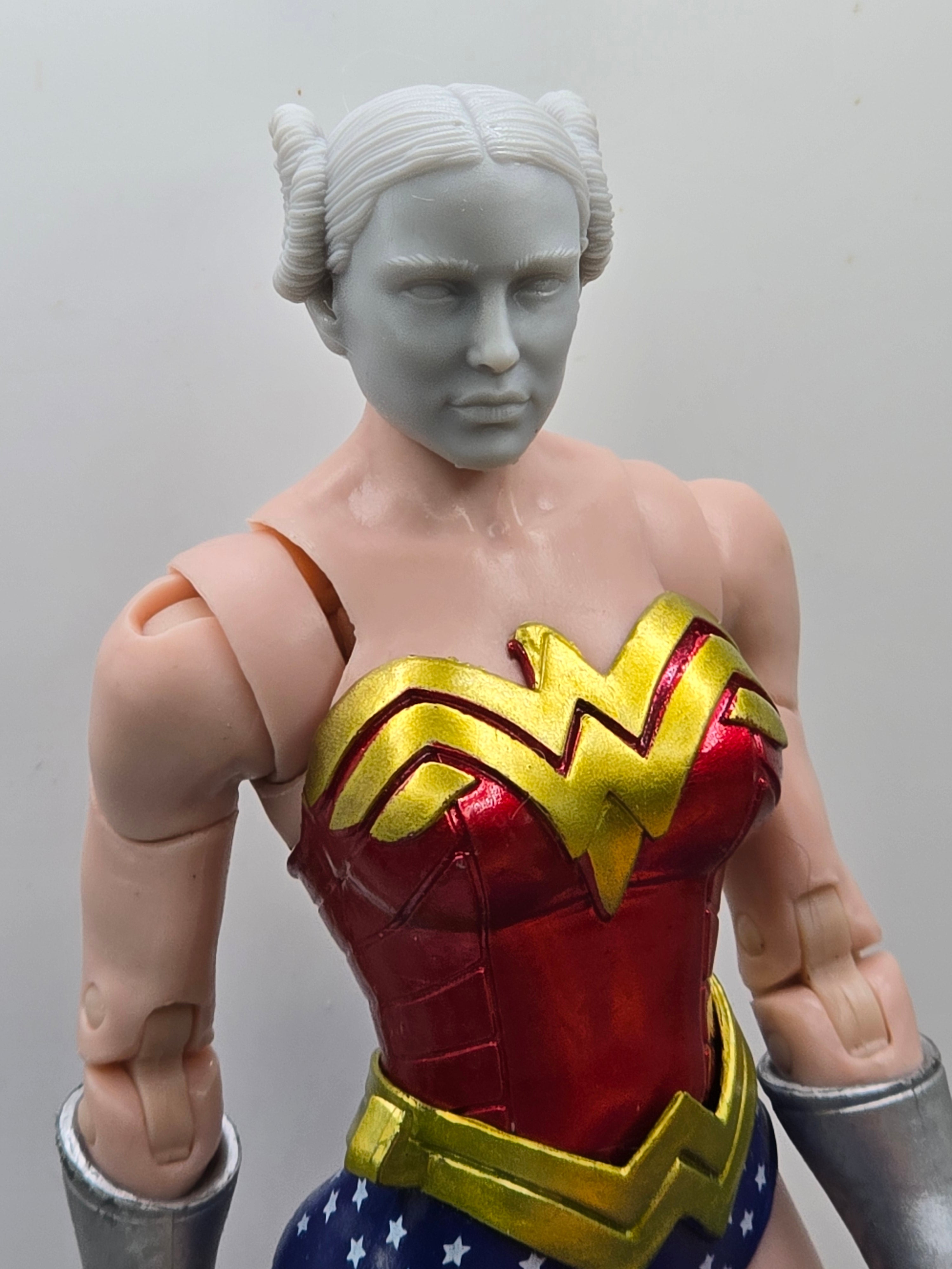 Custom 3d Printed Classified Legends Compatible Comic Multiverse Space Battles Padme Heads 1/12 1-10 1/18 Scale