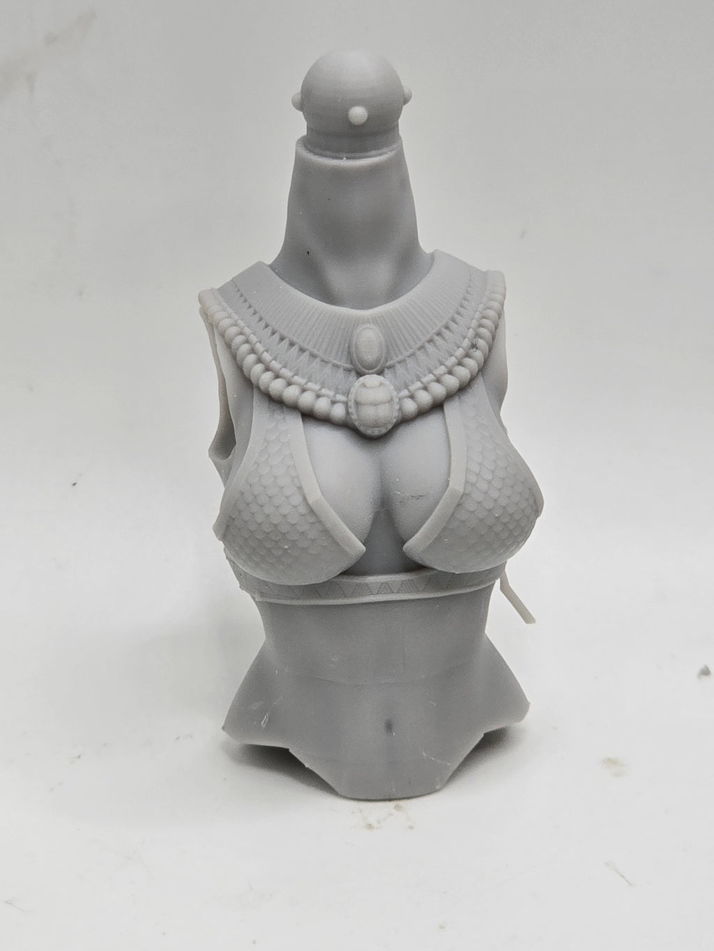 3d Printed Mythic Legions Scale Head 2.0 Cleopatra Torso 1:12 6" Scale.