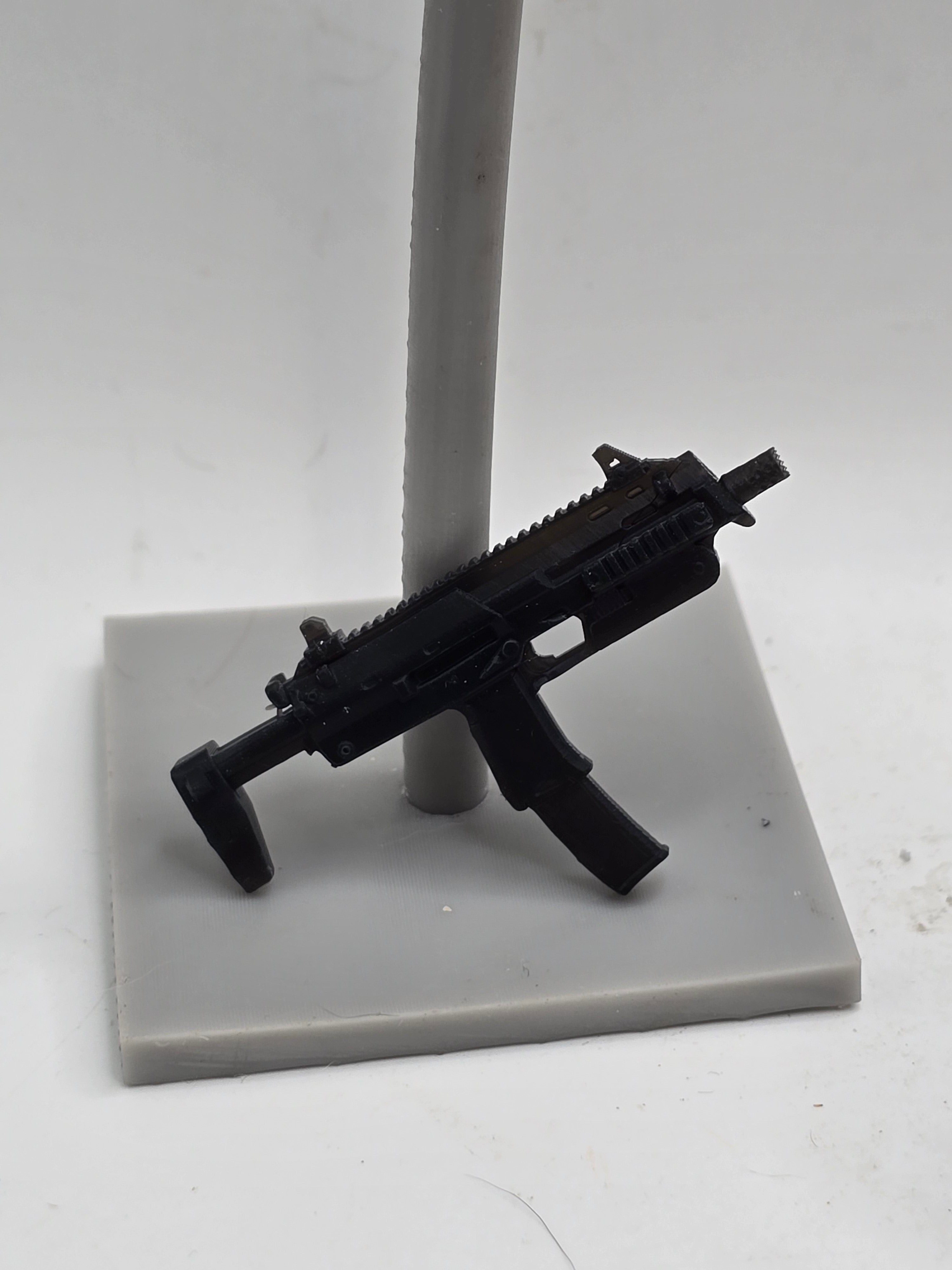 Custom 3d Printed Classified Legends Compatible Comic Multiverse MP7 Sub Machine Gun Toy 1/12 1-10 1/18 Scale