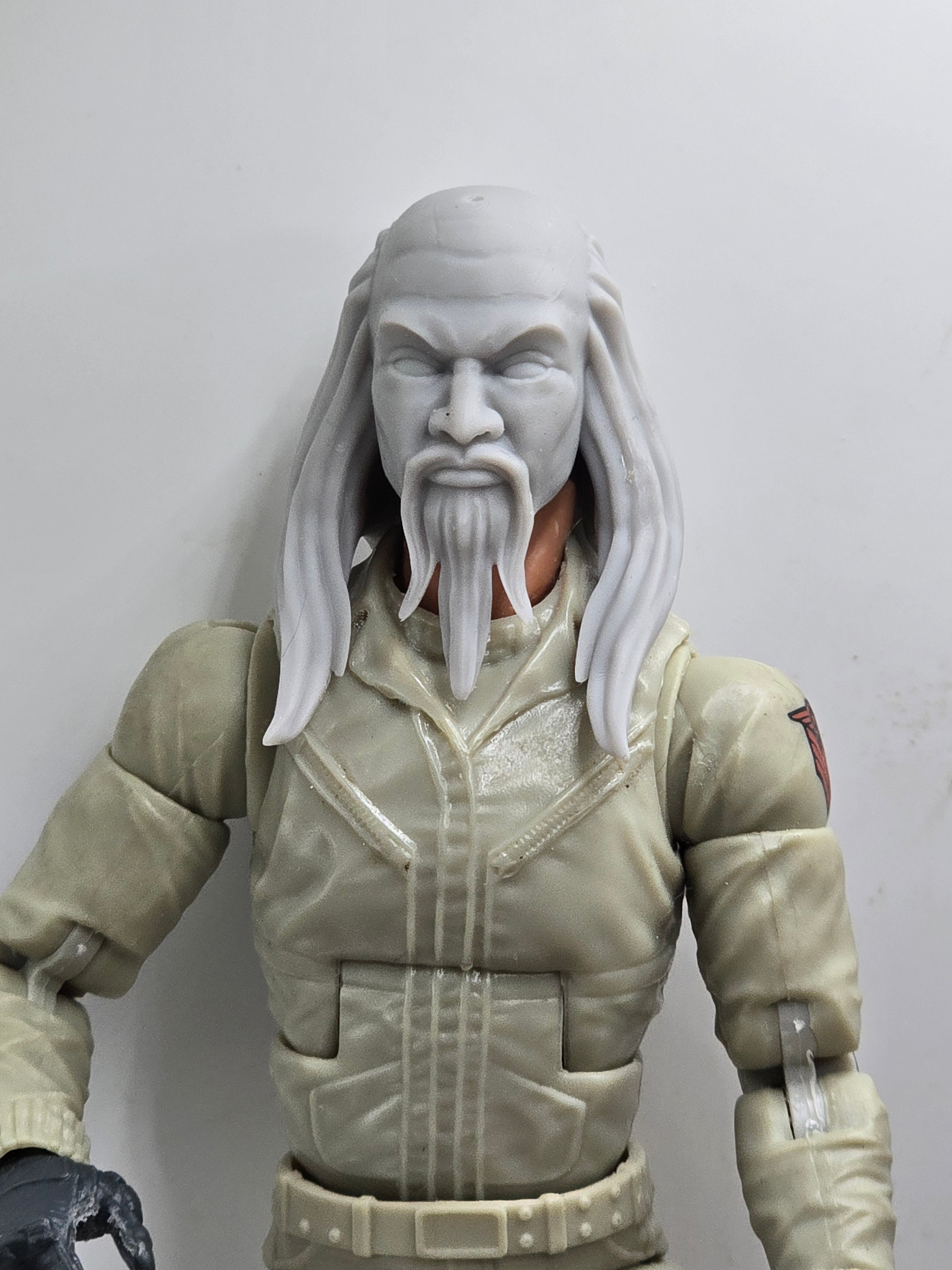 Custom 3d Printed Classified Legends Compatible Comic Multiverse Video Game Combat of Mortals Shang Sun Head#3 1/12 1-10 1/18 Scale
