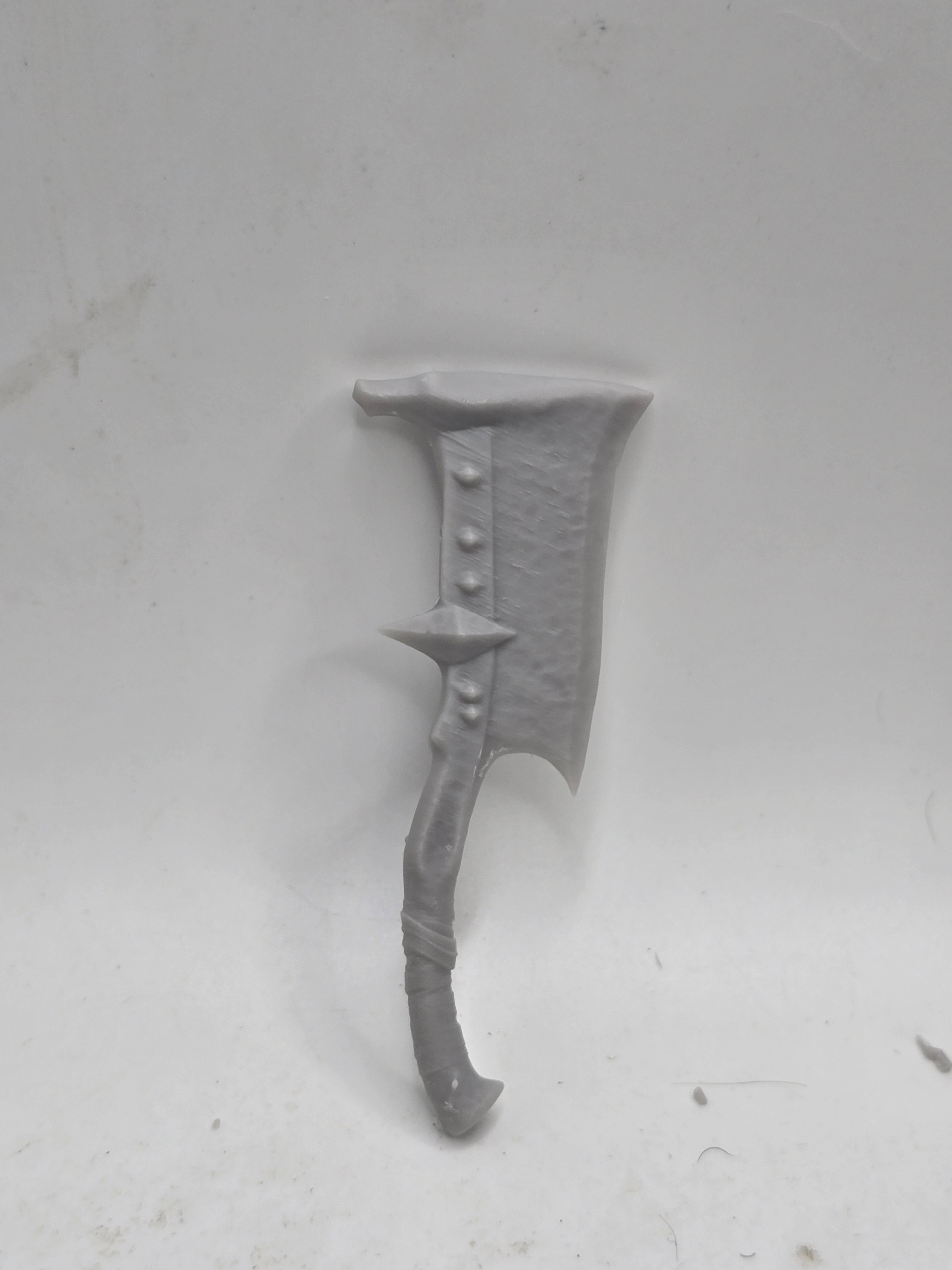 Custom 3d Printed Compatible Classified Legends Comic Multiverse Mythic Legions Ring Movie Orc Small Axe 1:12 6" Scale.