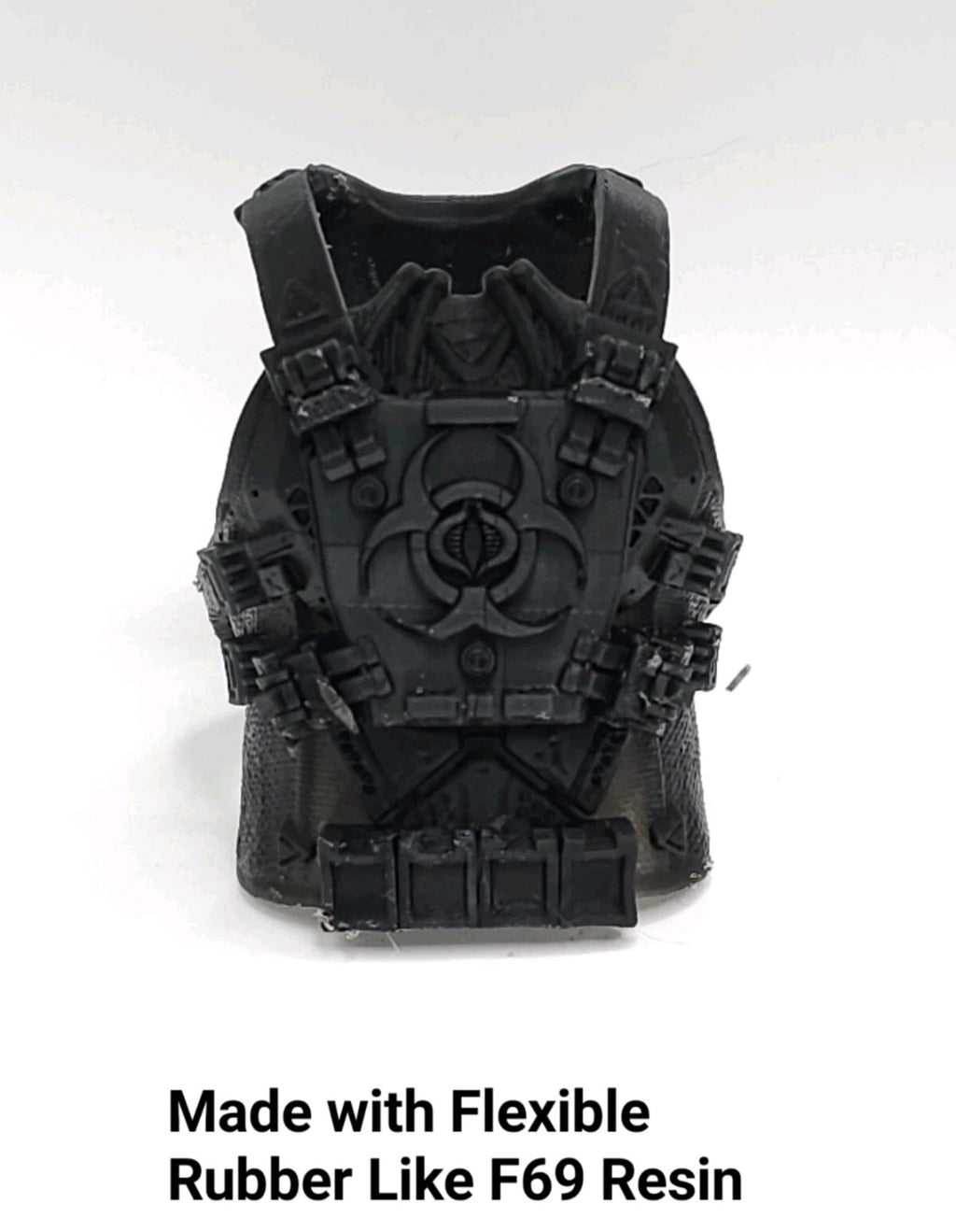 Custom 3d Printed Compatible Classified Legends Comic Multiverse Cesspool Flexible Vest 1:12 6" Scale.