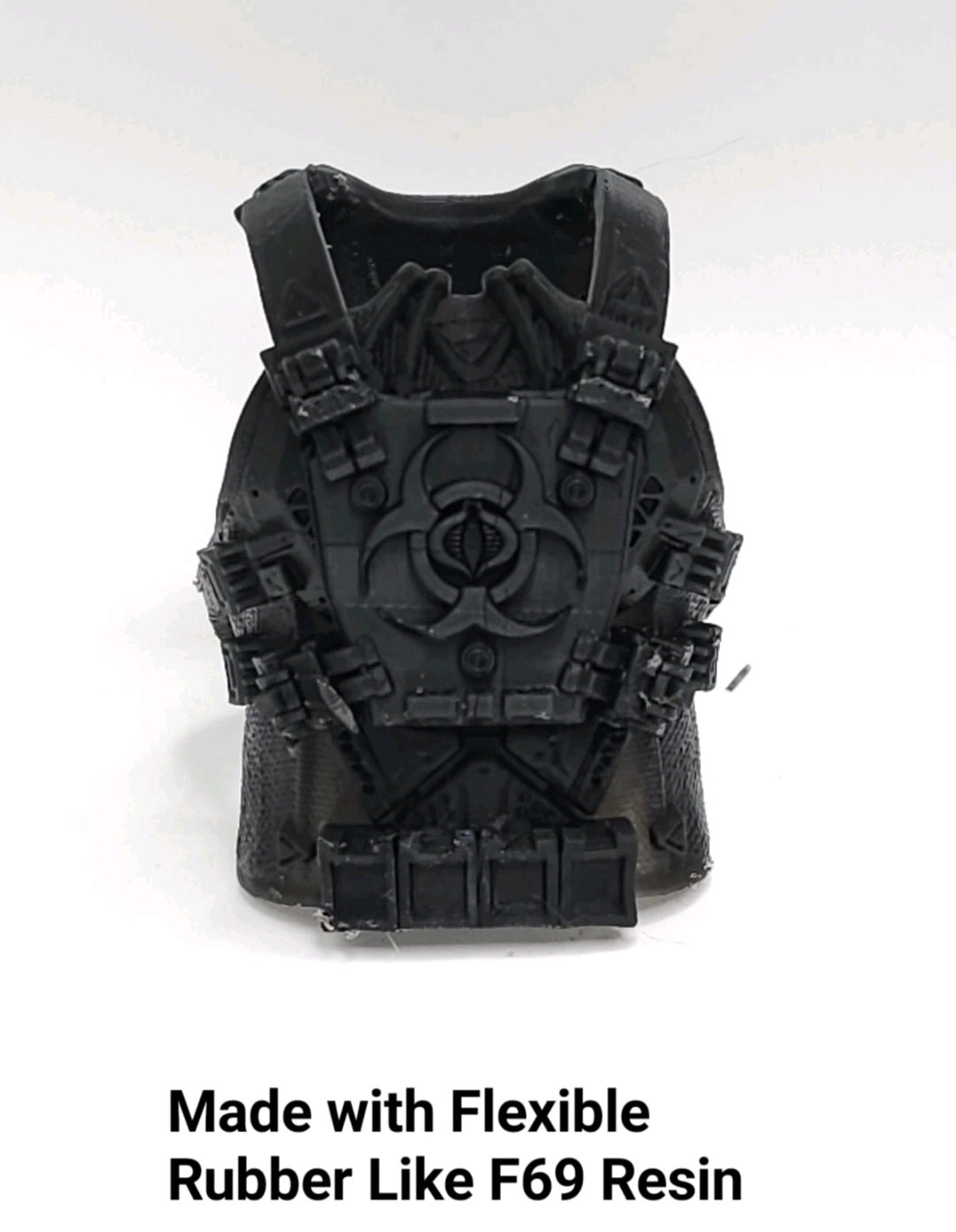 Custom 3d Printed Compatible Classified Legends Comic Multiverse Cesspool Flexible Vest 1:12 6" Scale.