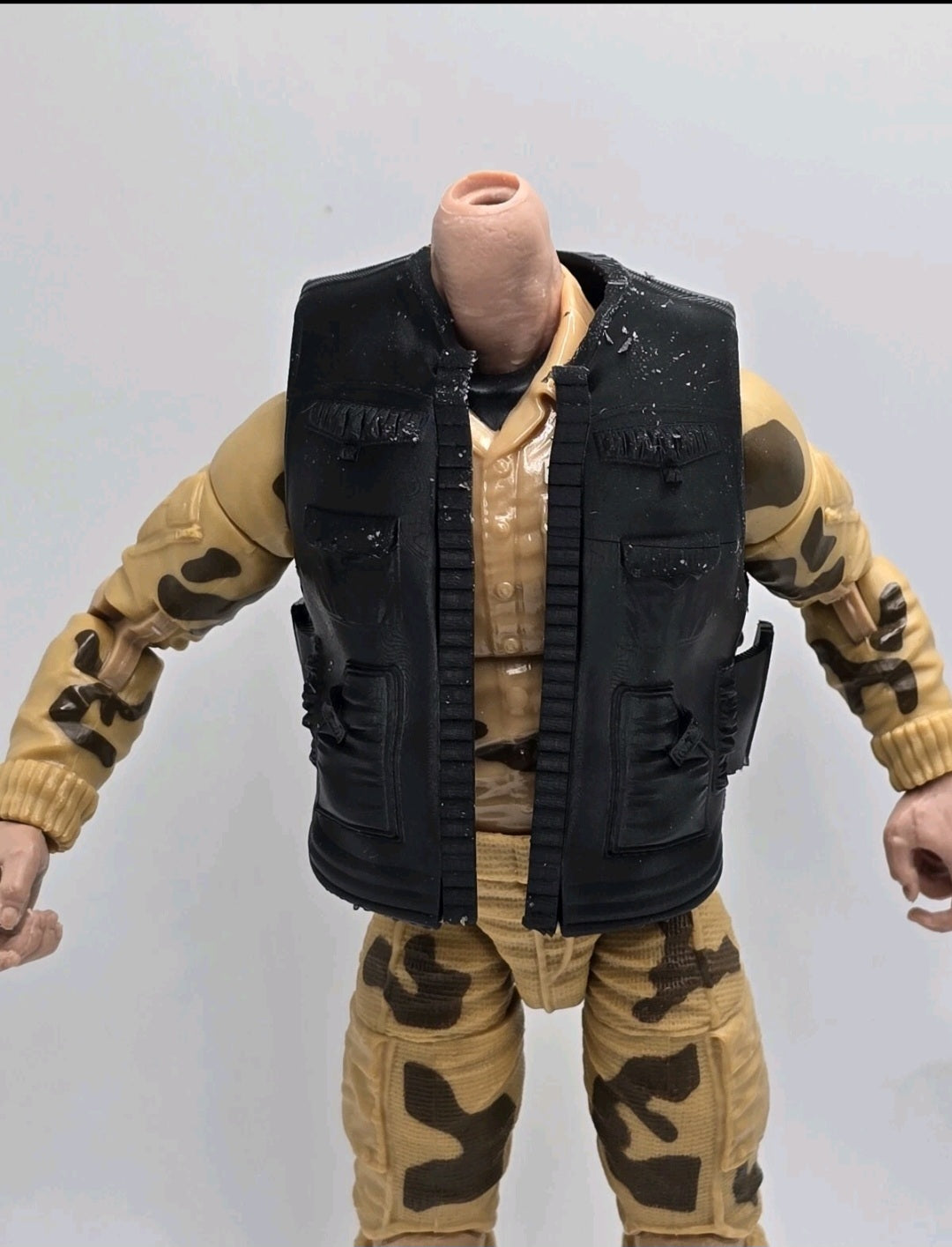 Custom 3d Printed Compatible Classified Legends Comic Multiverse Pathfinder v1Flexible Vest 1:12 6" Scale.