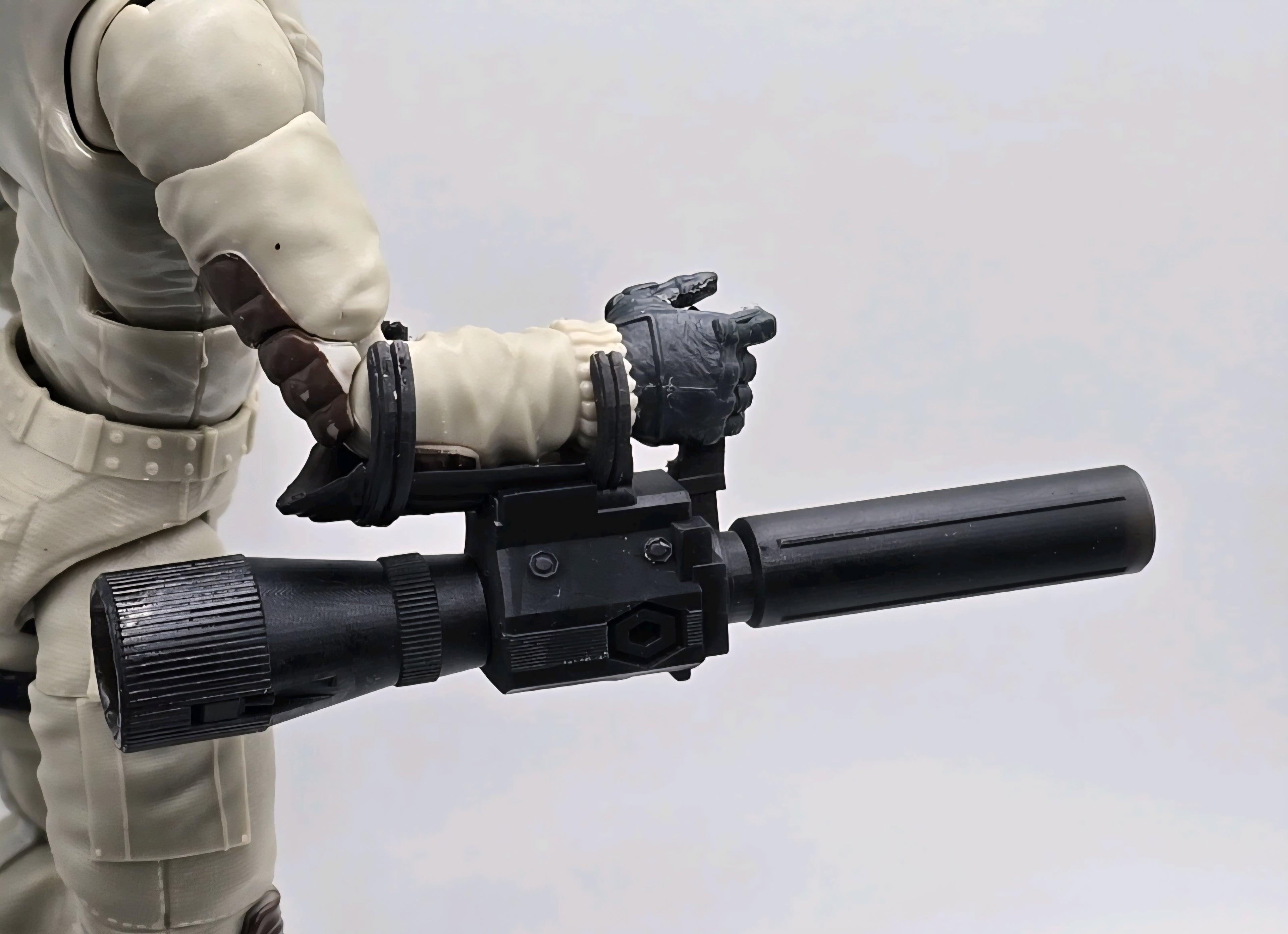 Custom 3d Printed Compatible Classified Legends Comic Multiverse Decepti Viper Arm Cannon Toy Gun  1:12 6" Scale.