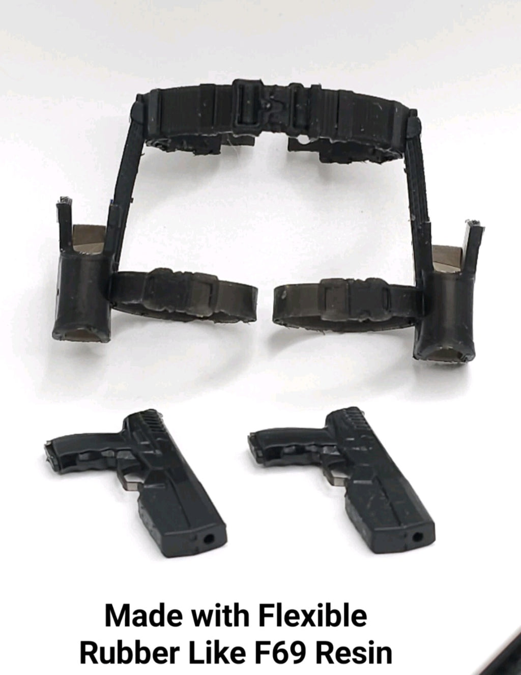Custom 3d Printed Compatible Classified Legends Comic Multiverse Tacticle Belt v1 Flexible Belt 1:12 6" Scale.