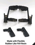 Custom 3d Printed Compatible Classified Legends Comic Multiverse Tacticle Belt v1 Flexible Belt 1:12 6" Scale.