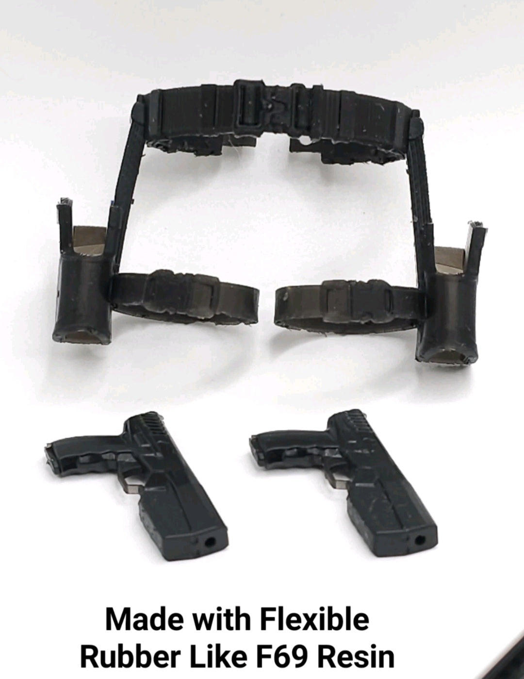 Custom 3d Printed Compatible Classified Legends Comic Multiverse Tacticle Belt v1 Flexible Belt 1:12 6" Scale.