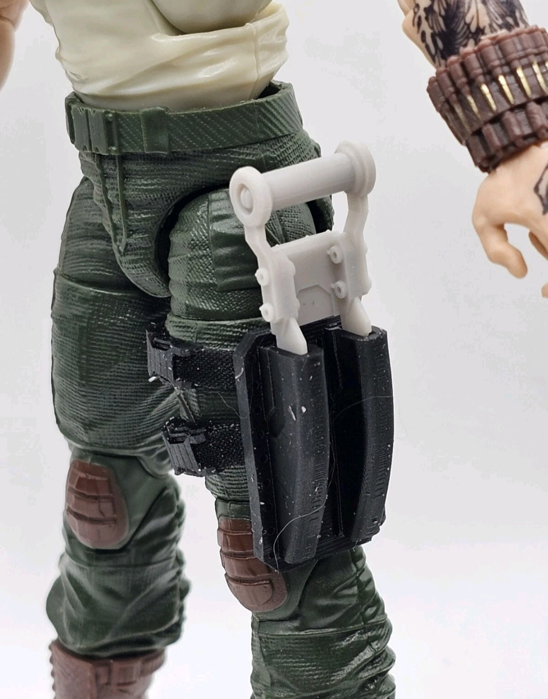 Custom 3d Printed Compatible Classified Legends Comic Multiverse Flexible Claw Sheath 1:12 6" Scale.