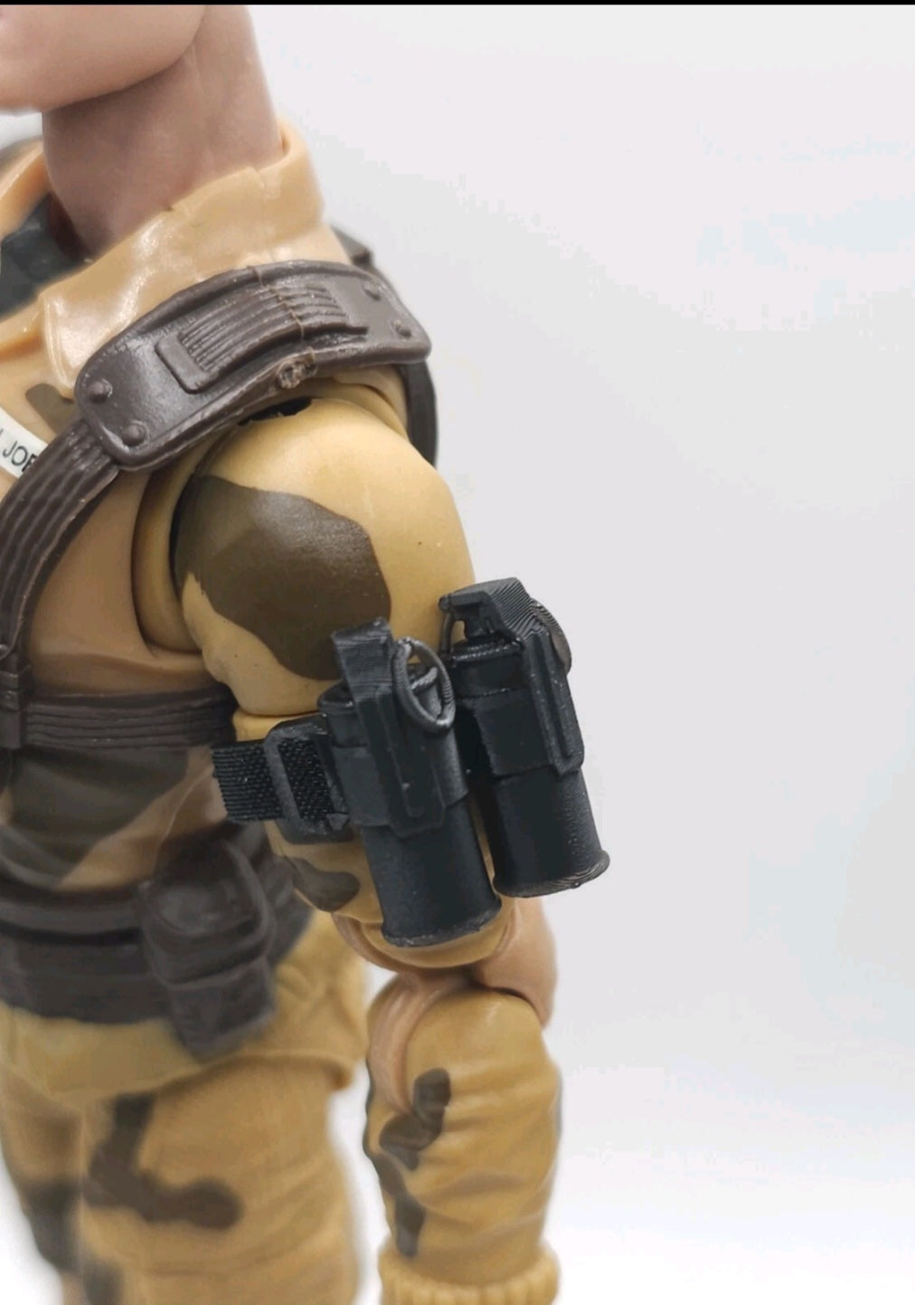 Custom 3d Printed Compatible Classified Legends Comic Multiverse Flexible Armband Double Grenade 1:12 6" Scale.