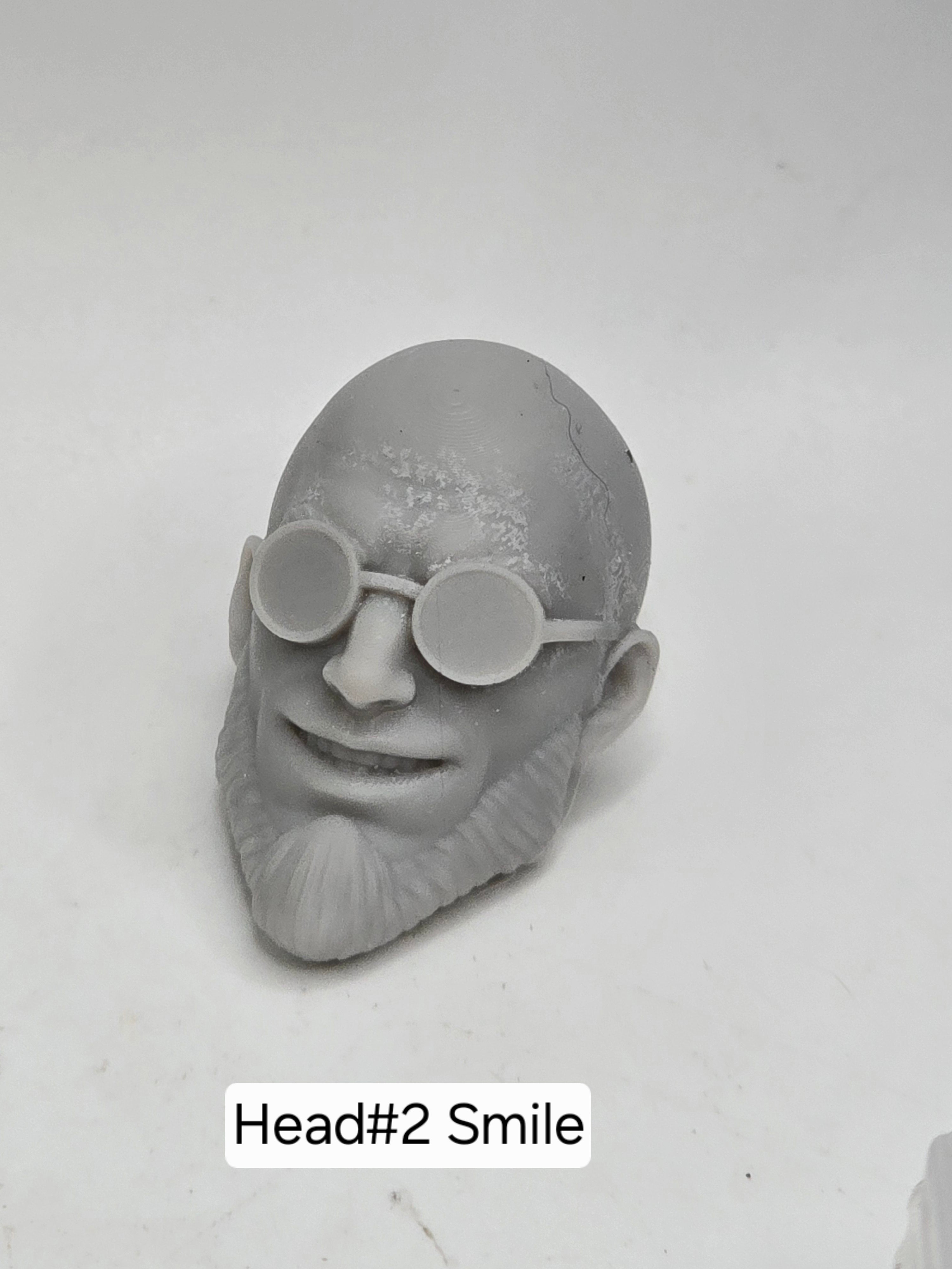 Custom 3d Printed Classified Legends Compatible Comic Multiverse Bat Man Hugo Scientist Heads 1/12 1-10 1/18 Scale