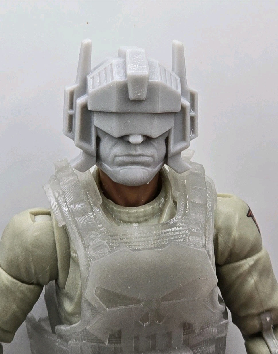 Custom 3d Printed Classified Legends Compatible Comic Multiverse Transformation Heavy Ops Speciallist Grim Locke Heads 1/12 1-10 1/18 Scale
