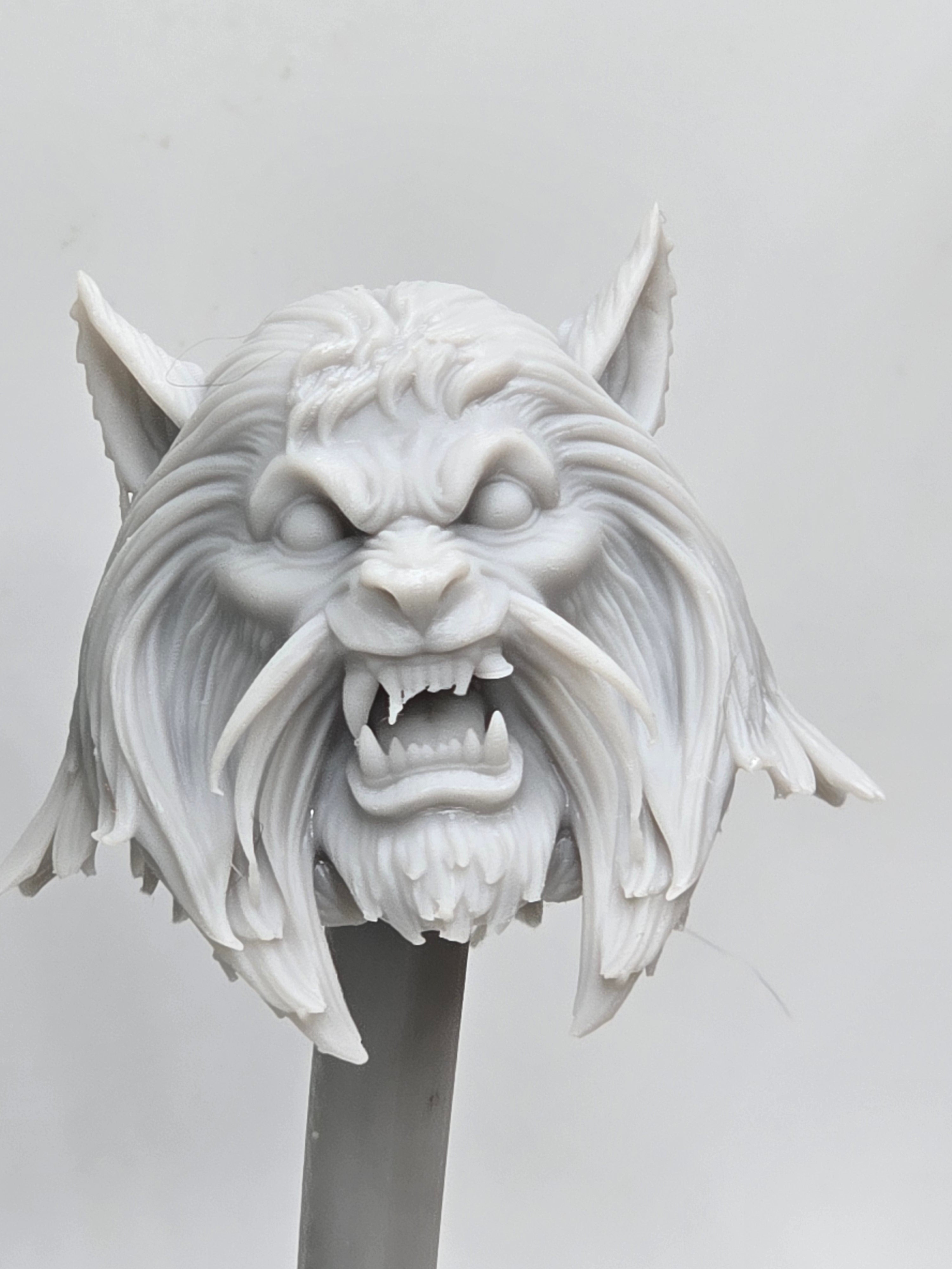 Custom 3d Printed Classified Legends Compatible Comic Multiverse Thrillor Wolf Heads 1/12 1-10 1/18 Scale