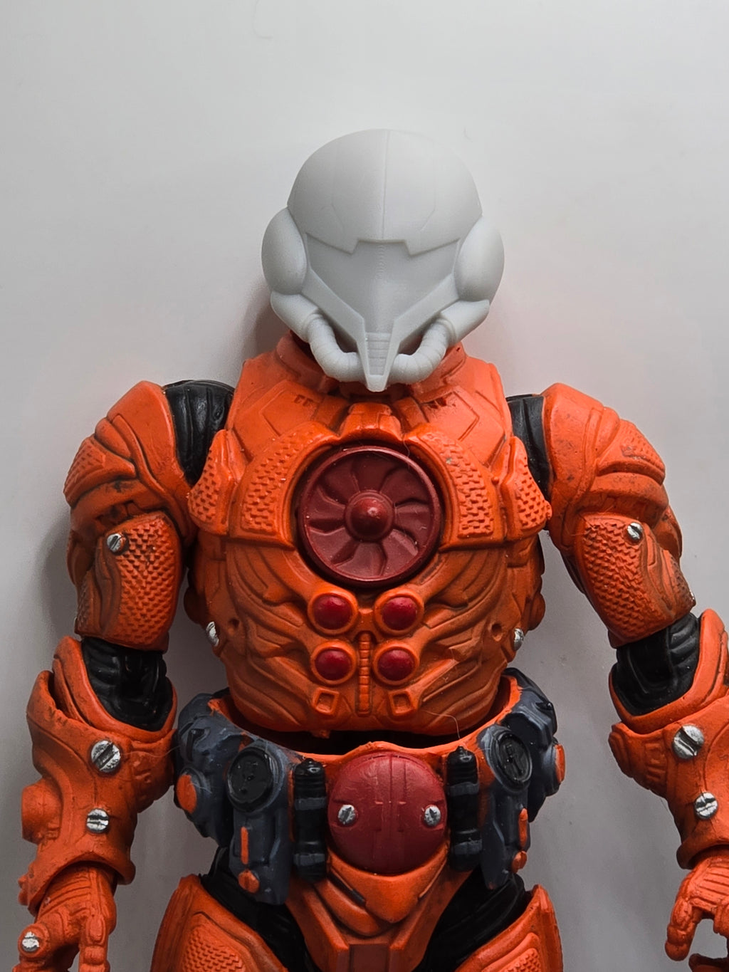3d Printed Mythic Legions Scale Head 1.0 Video Game Samas Head  1:12 6" Scale.