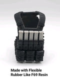 Custom 3d Printed Compatible Classified Legends Comic Multiverse Beachhead Flexible Vest 1:12 6" Scale.