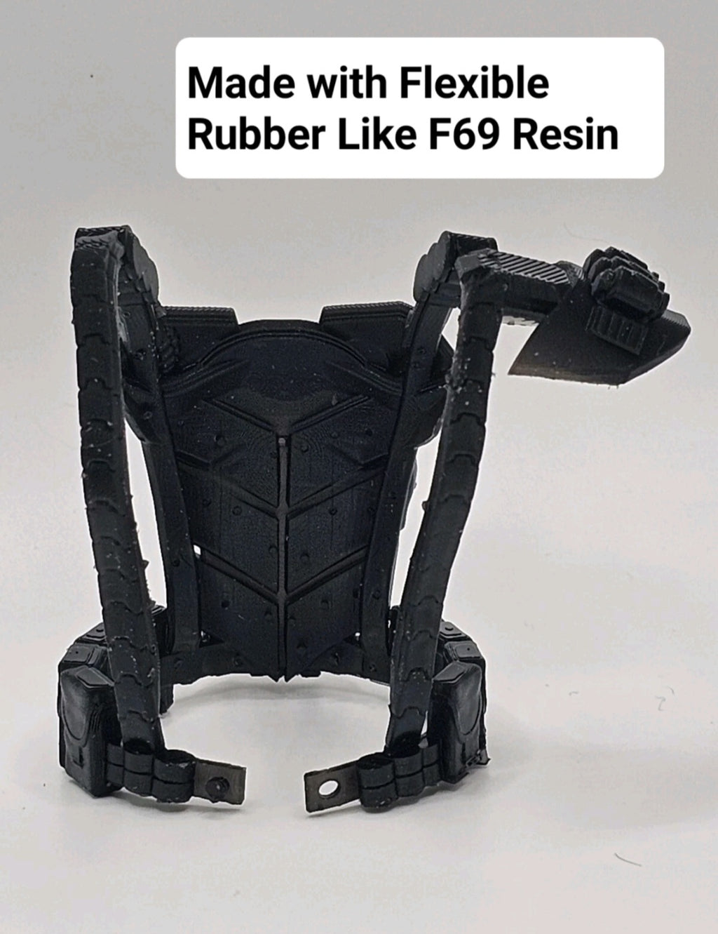 Custom 3d Printed Compatible Classified Legends Comic Multiverse Space Marine Flexible Vest 1:12 6" Scale.