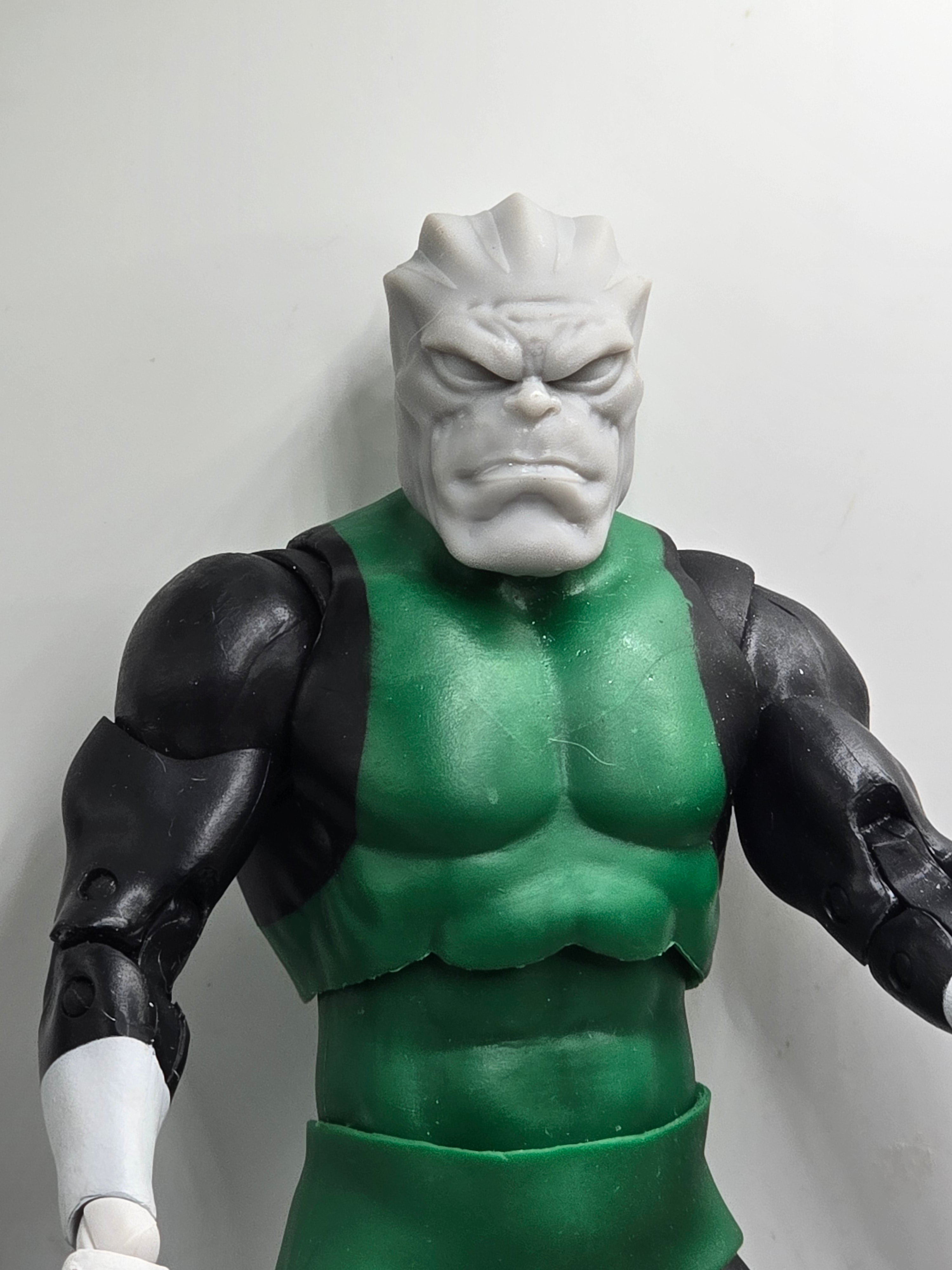 Custom 3d Printed Classified Legends Compatible Comic Multiverse Green Light Corps J'ruk Heads 1/12 1-10 1/18 Scale