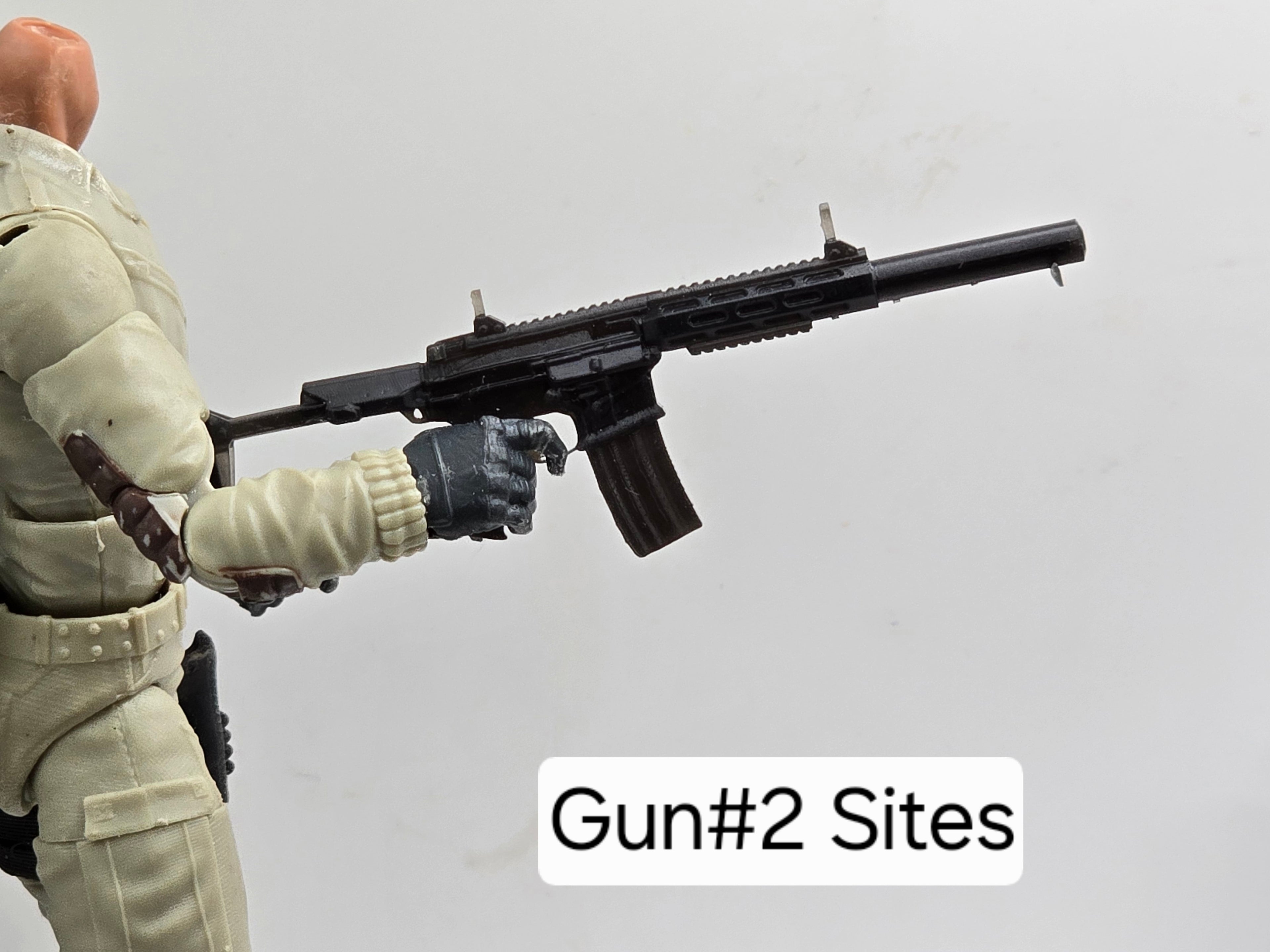 Custom 3d Printed Compatible Classified Legends Comic Multiverse Honey Badger Toy Gun  1:12 6" Scale.