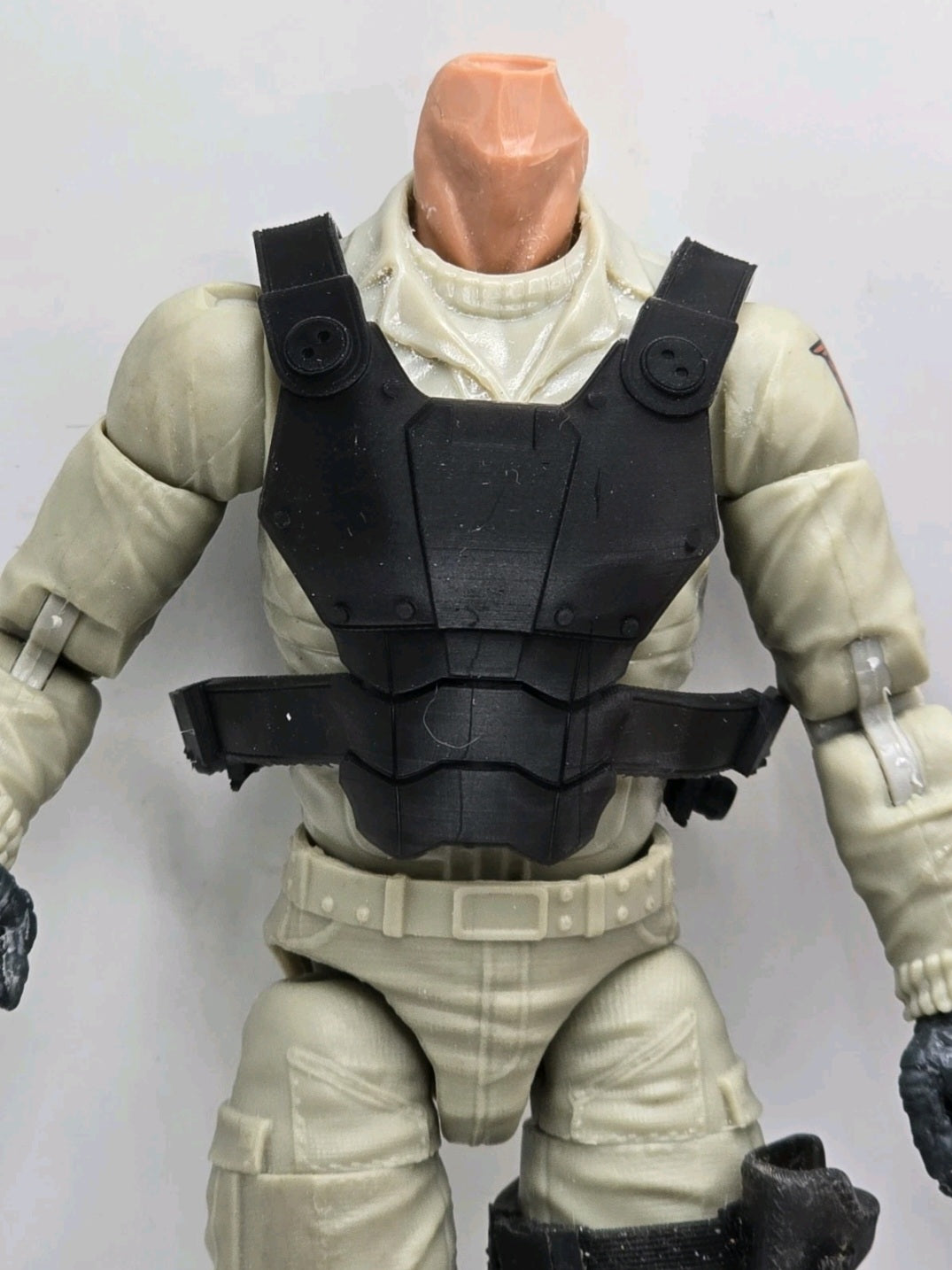 Custom 3d Printed Compatible Classified Legends Comic Multiverse Sniper Blackout Flexible Vest 1:12 6" Scale.