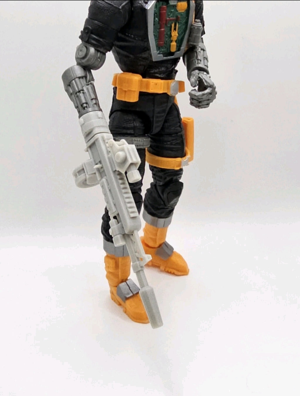 Custom 3d Printed Compatible Classified Legends Comic Multiverse Battle Android Accessory  1:12 6" Scale - Sniper Rifle Accessory
