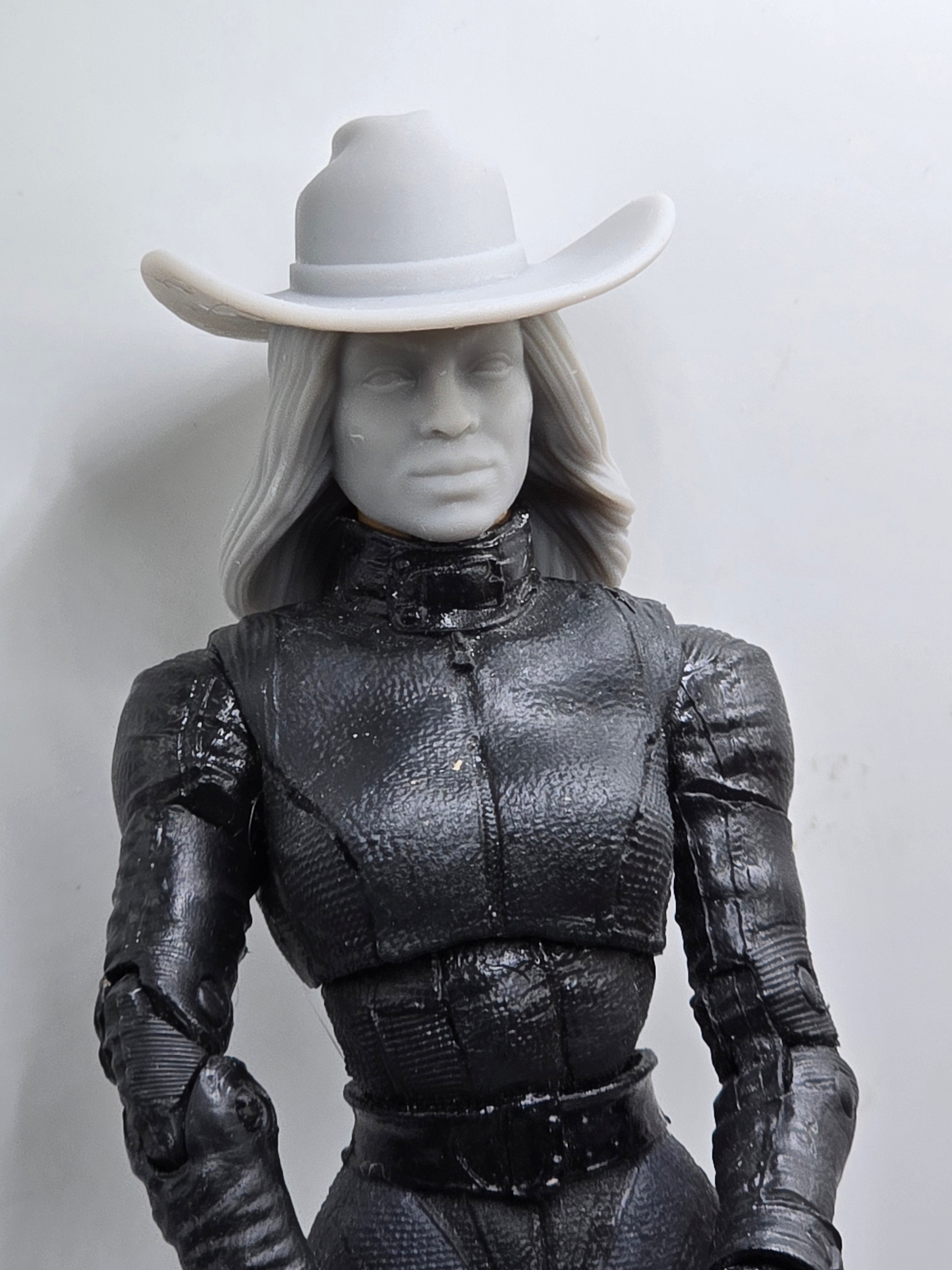 Custom 3d Printed Classified Legends Compatible Comic Multiverse Cowboy B Carter Heads 1/12 1-10 1/18 Scale