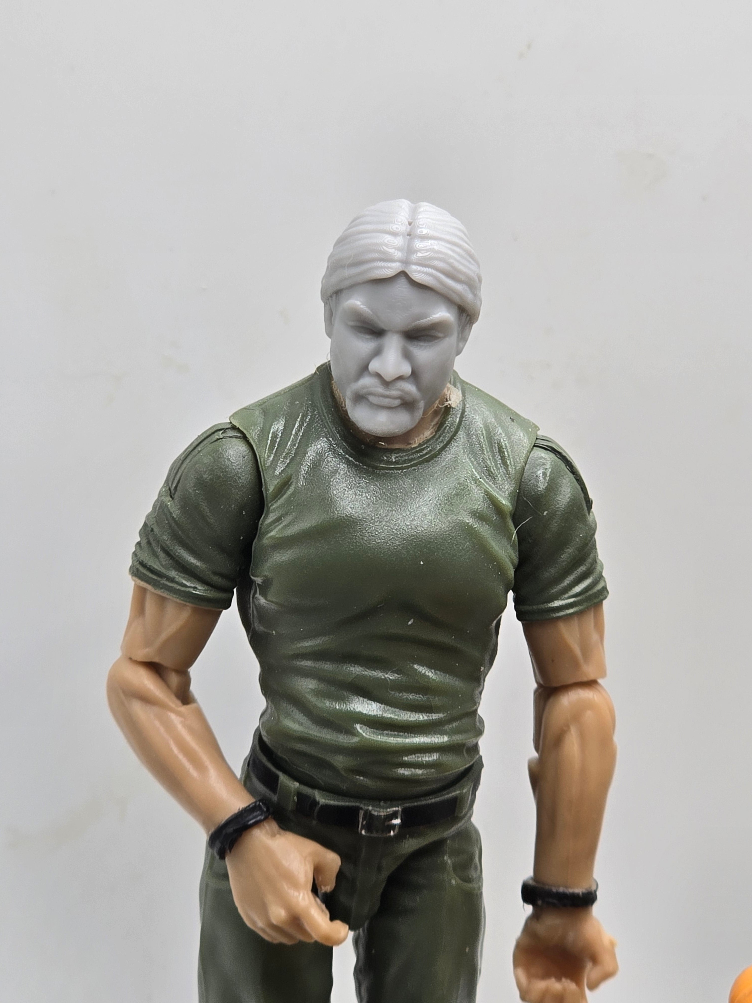 Custom 3d Printed Classified Legends Compatible Comic Multiverse Video Game Combat of Mortals Shang Sun Head#2 1/12 1-10 1/18 Scale
