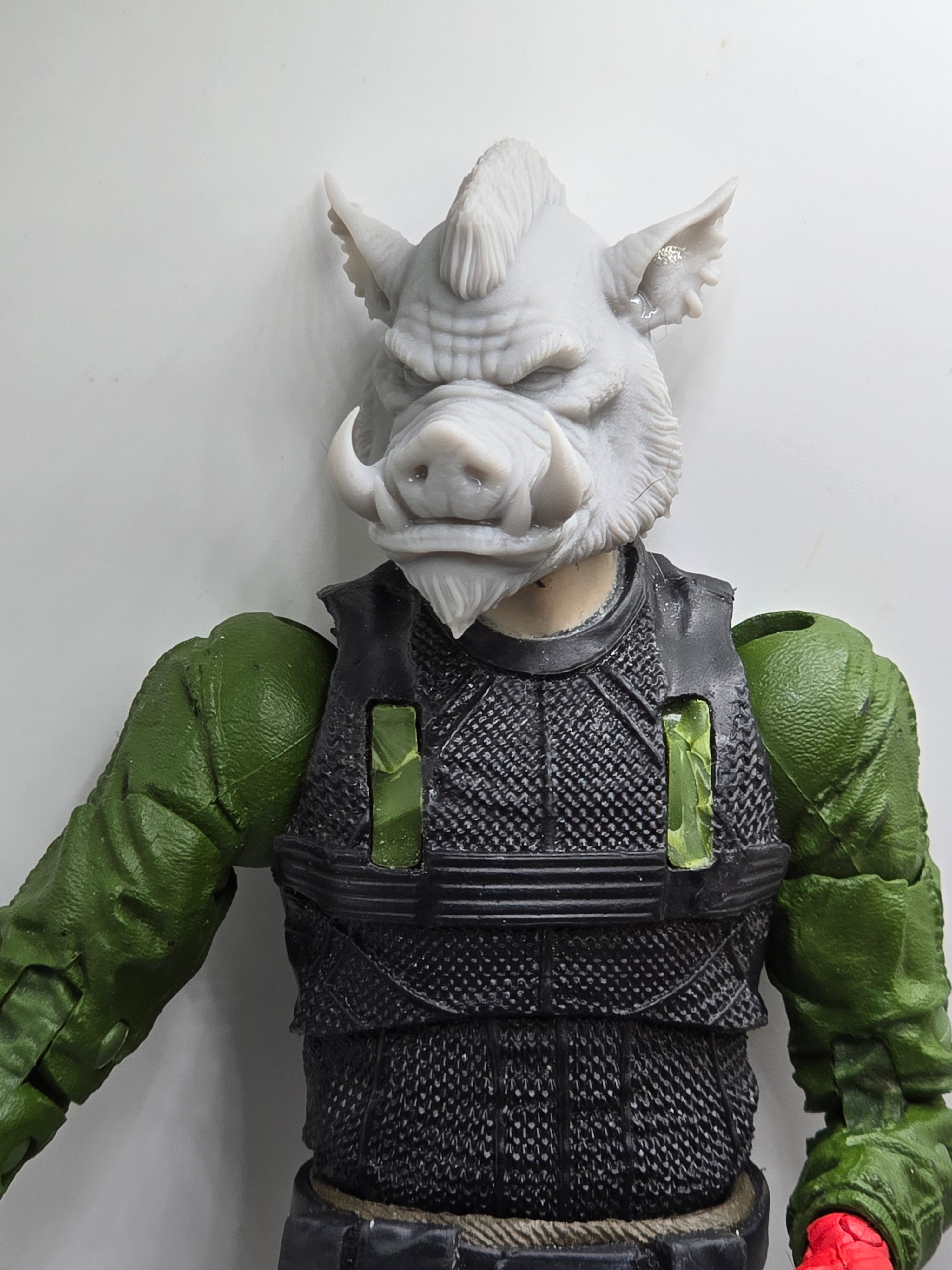 Custom 3d Printed Classified Legends Compatible Comic Multiverse Gorvak Ironfang Heads 1/12 1-10 1/18 Scale