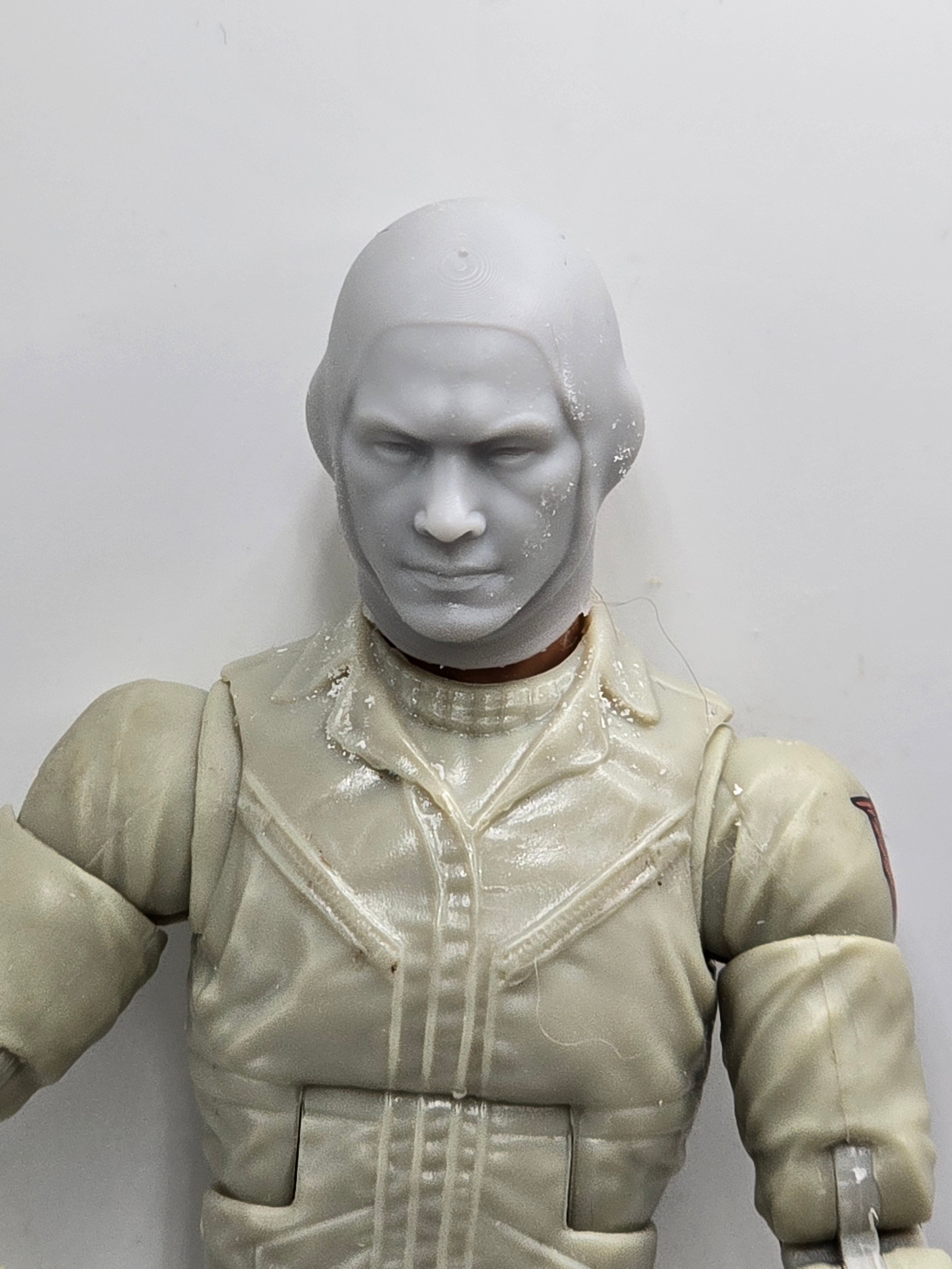 Custom 3d Printed Classified Legends Compatible Comic Multiverse 3 Storms Lightning Head & Hat 1/12 1-10 1/18 Scale