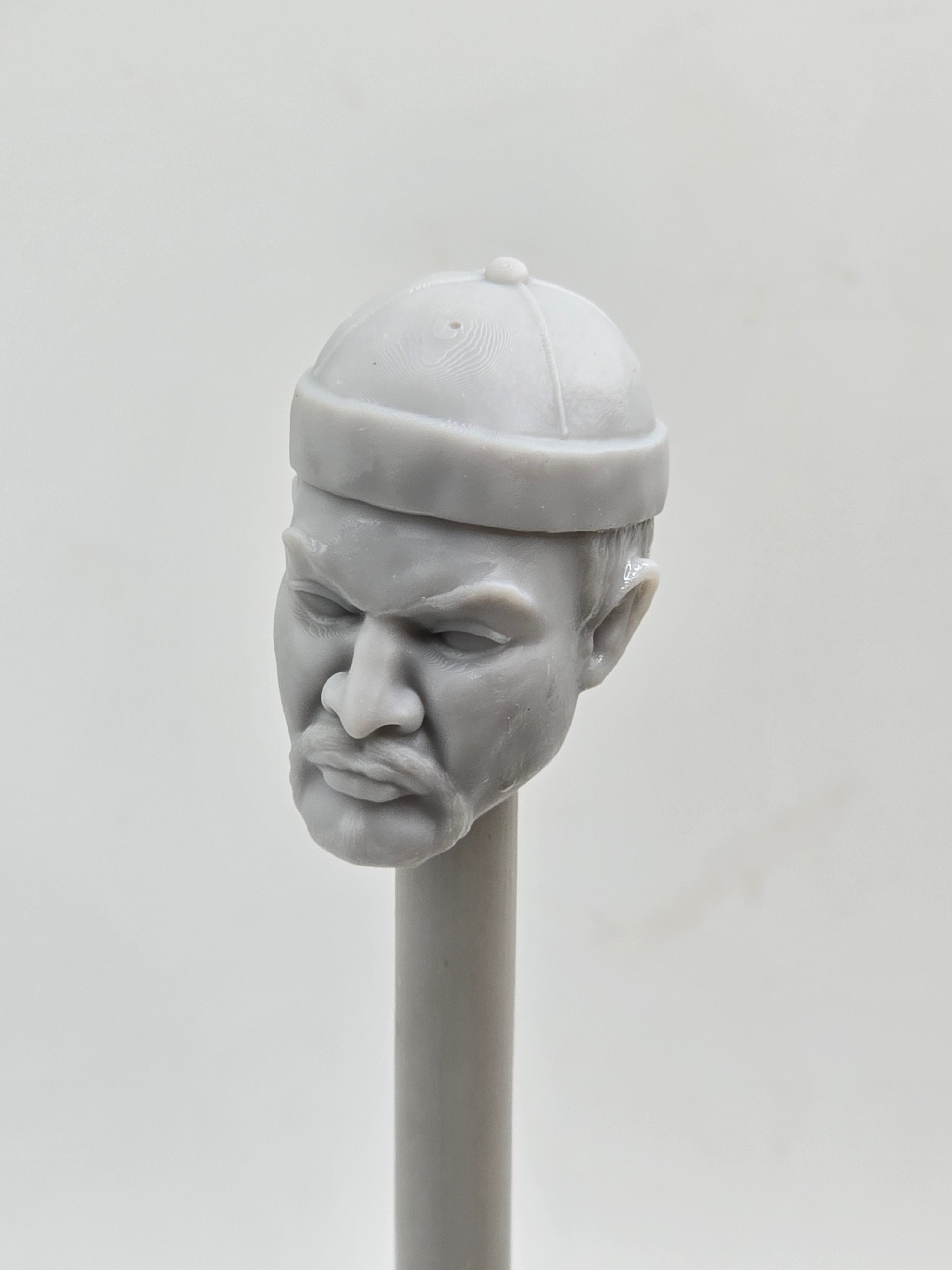 Custom 3d Printed Classified Legends Compatible Comic Multiverse Video Game Combat of Mortals Shang Sun Head#1 1/12 1-10 1/18 Scale