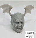 Custom 3d Printed Classified Legends Compatible Comic Multiverse Red Light Corps Bleez Scream Heads 1/12 1-10 1/18 Scale
