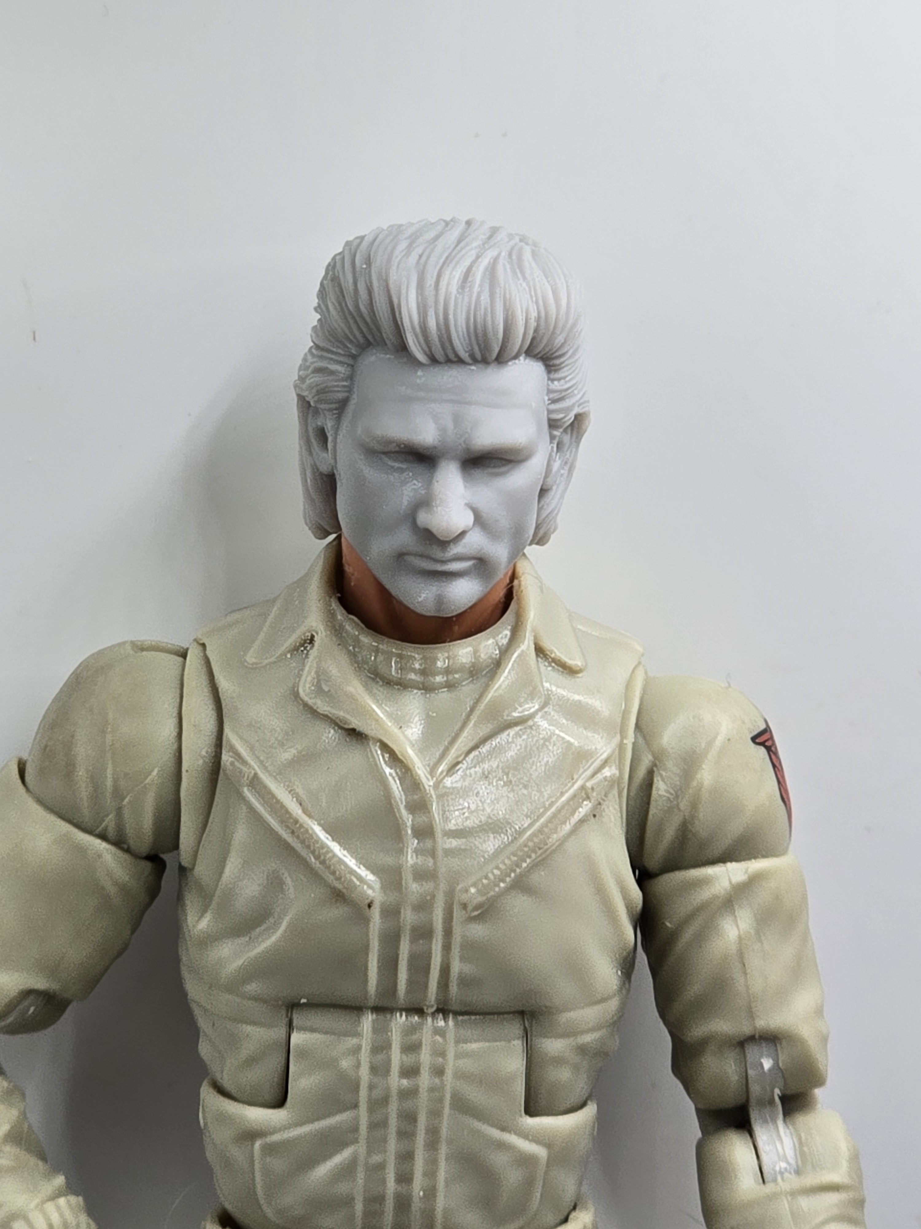 Custom 3d Printed Classified Legends Compatible Comic Multiverse Little China Russell Burton Head 1/12 1-10 1/18 Scale