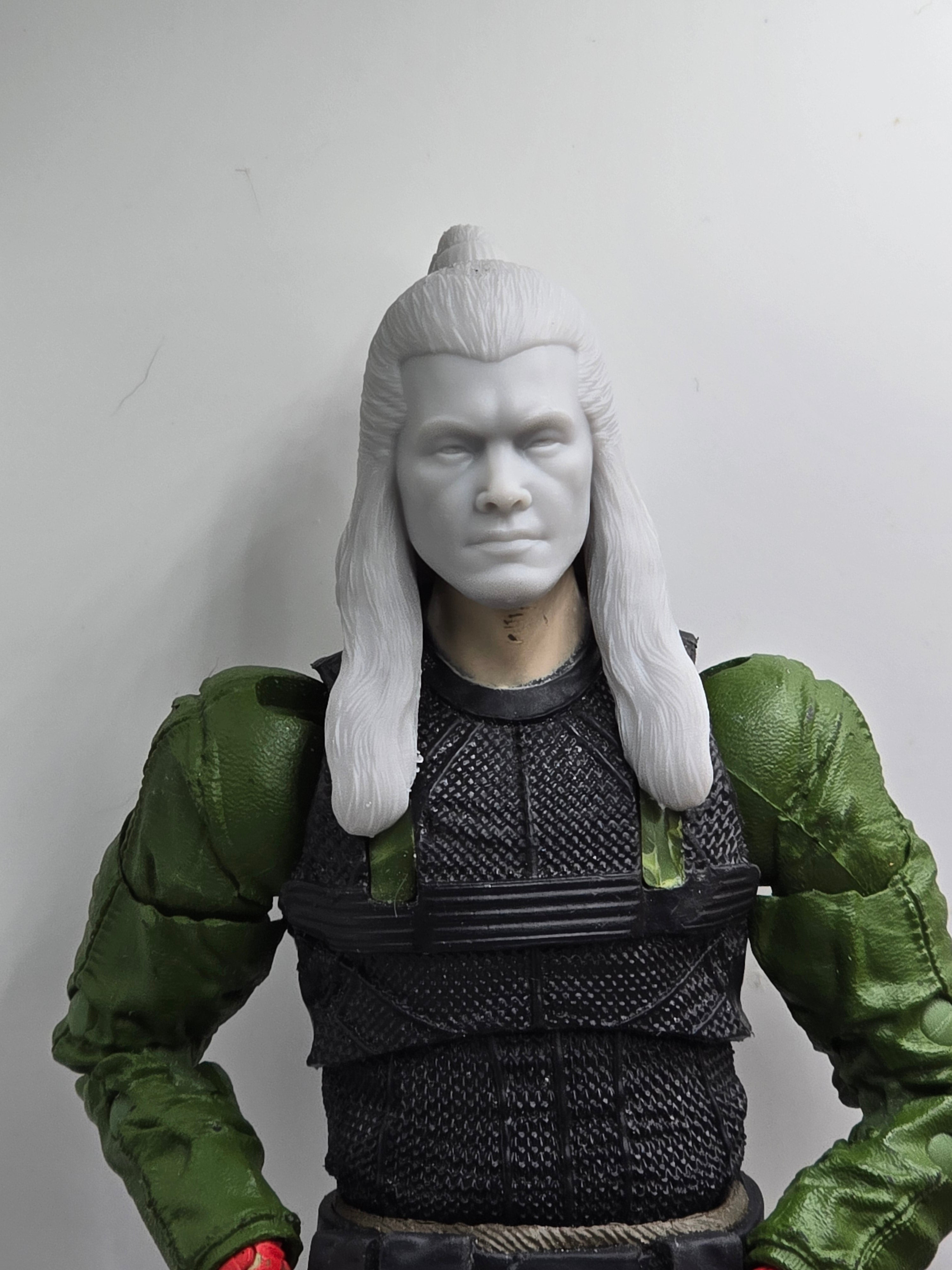 Custom 3d Printed Classified Legends Compatible Comic Multiverse 3 Storms Rain Head  1/12 1-10 1/18 Scale