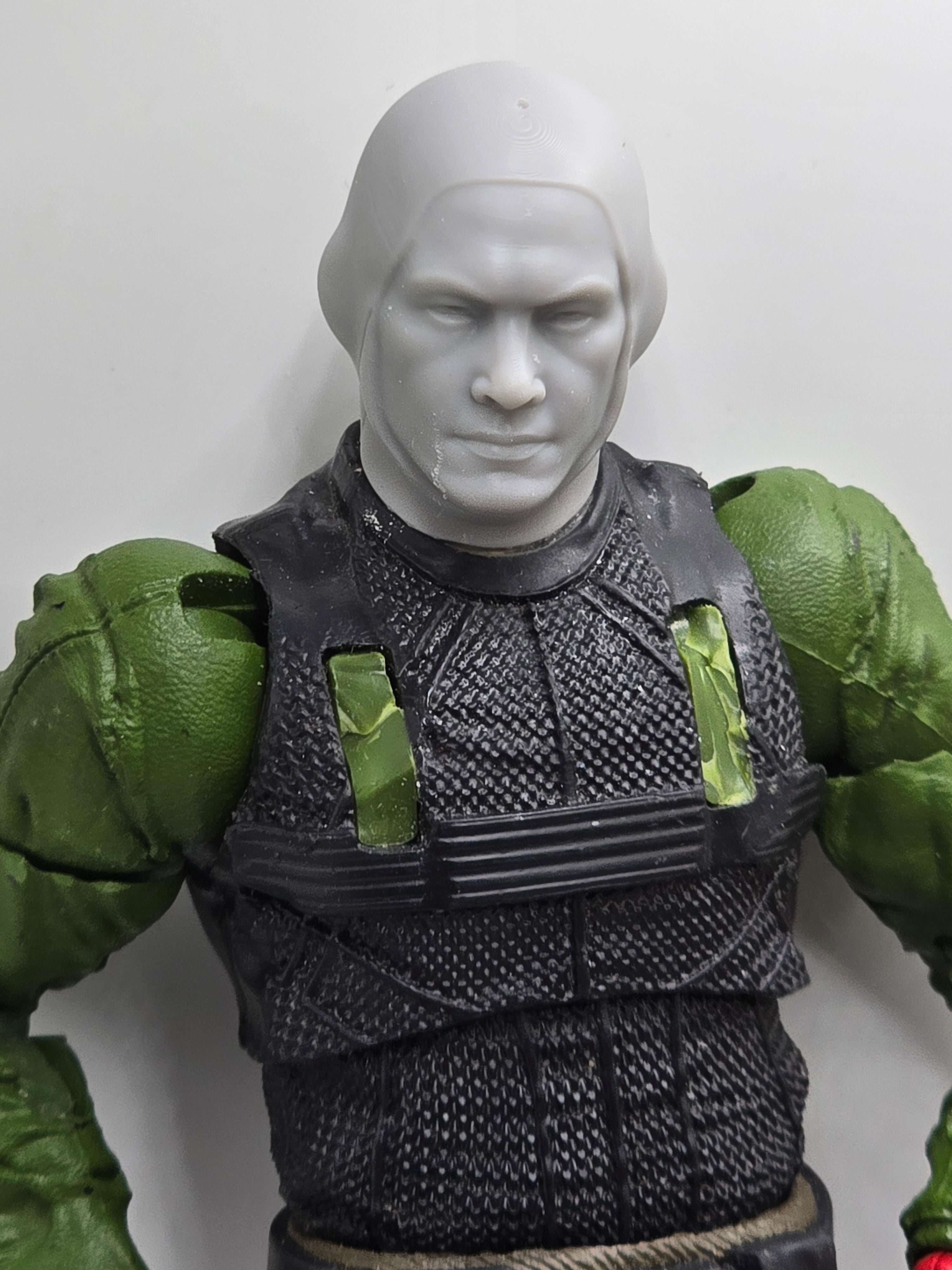Custom 3d Printed Classified Legends Compatible Comic Multiverse 3 Storms Lightning Head & Hat 1/12 1-10 1/18 Scale