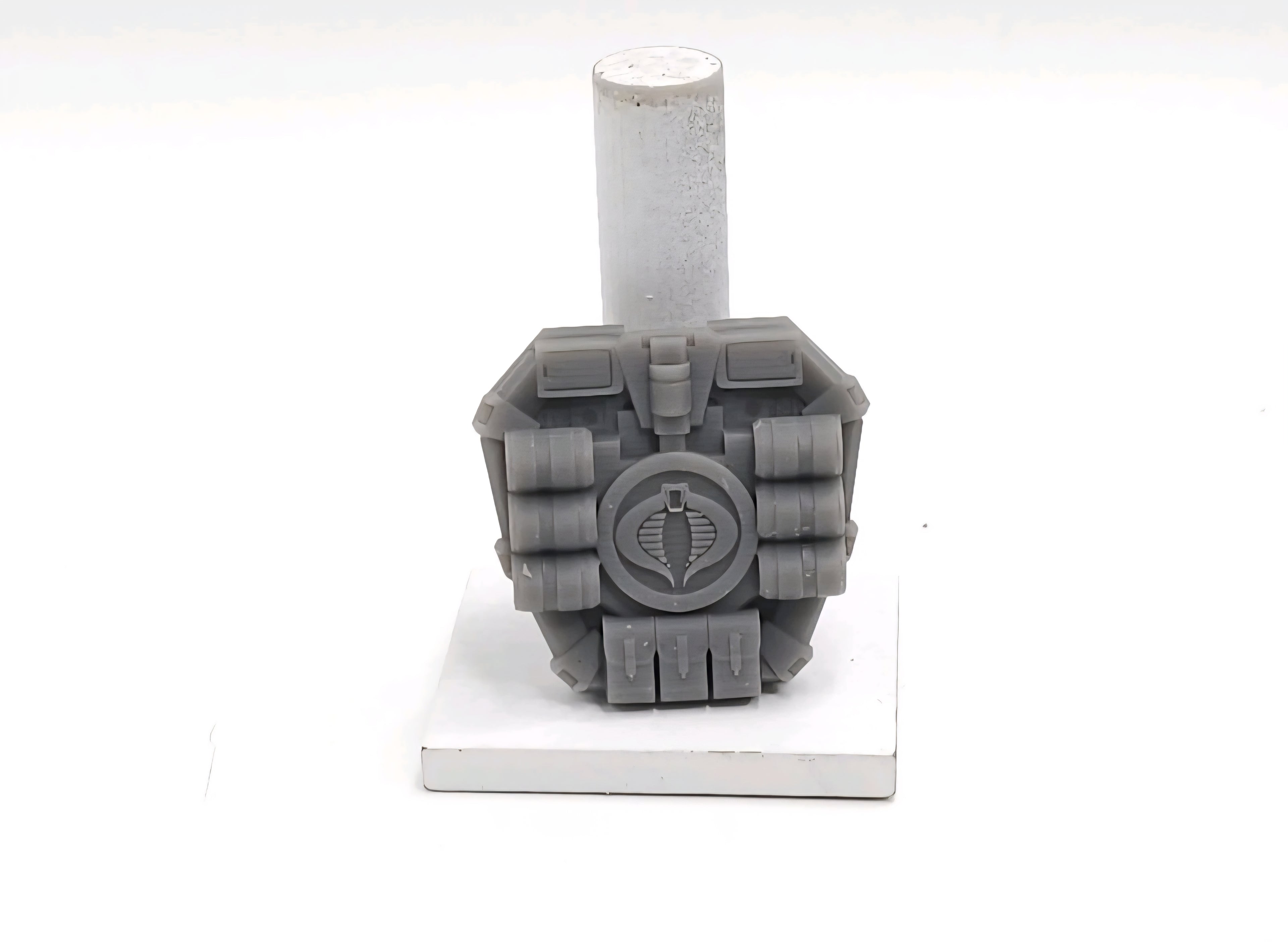 Custom 3d Printed Compatible Classified Legends Comic Multiverse Battle Android Accessory  1:12 6" Scale - Cobra Chest Plate Accessory