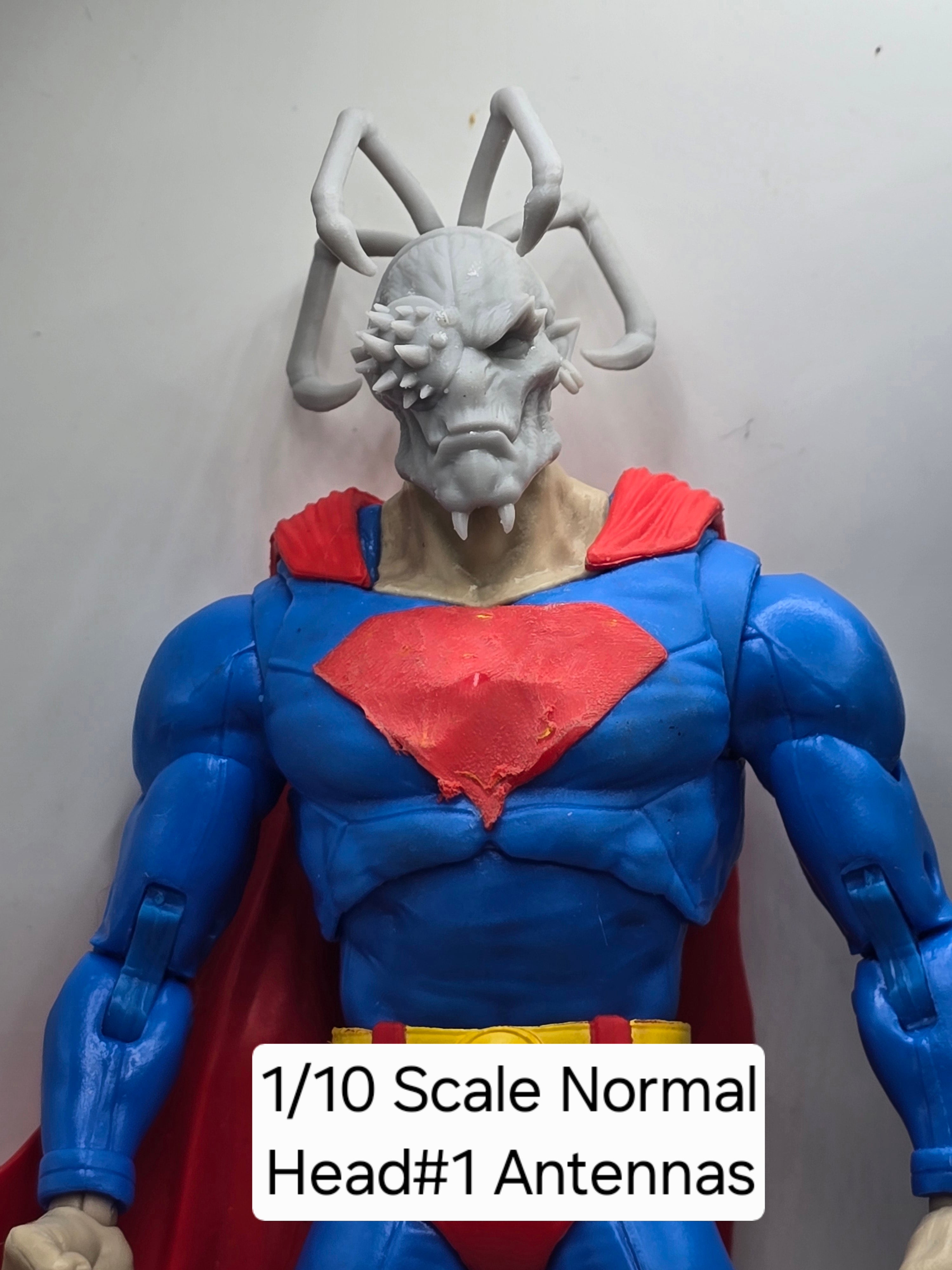 Custom 3d Printed Classified Legends Compatible Comic Multiverse Space Quest Sarris Heads 1/12 1-10 1/18 Scale