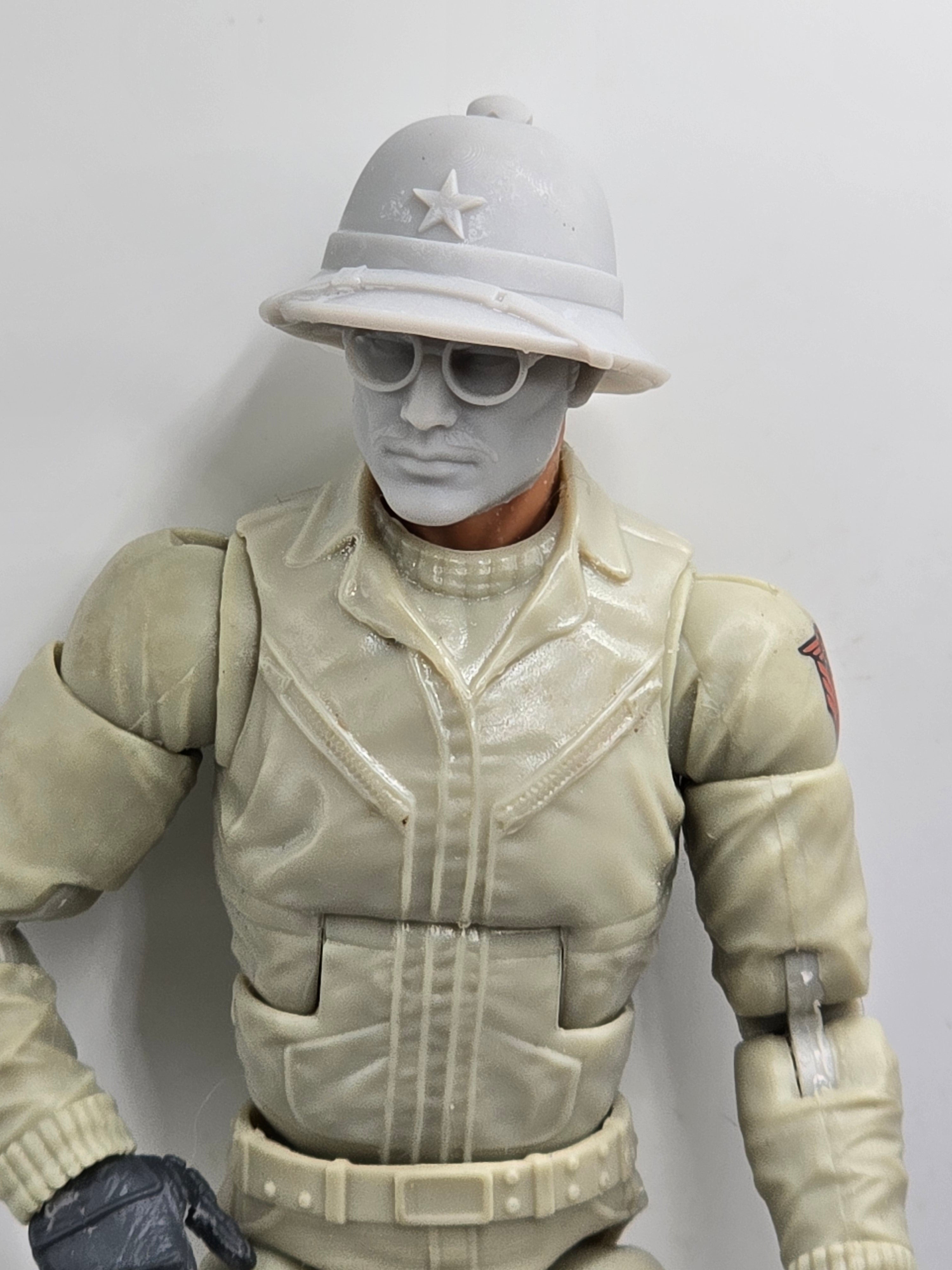 Custom 3d Printed Classified Legends Compatible Comic Multiverse Oktober Guard Misha Head 1/12 1-10 1/18 Scale